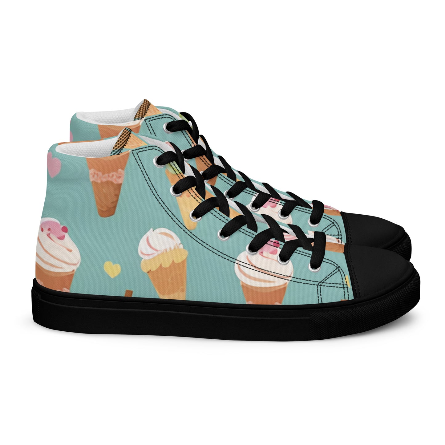 Women’s high top canvas shoes