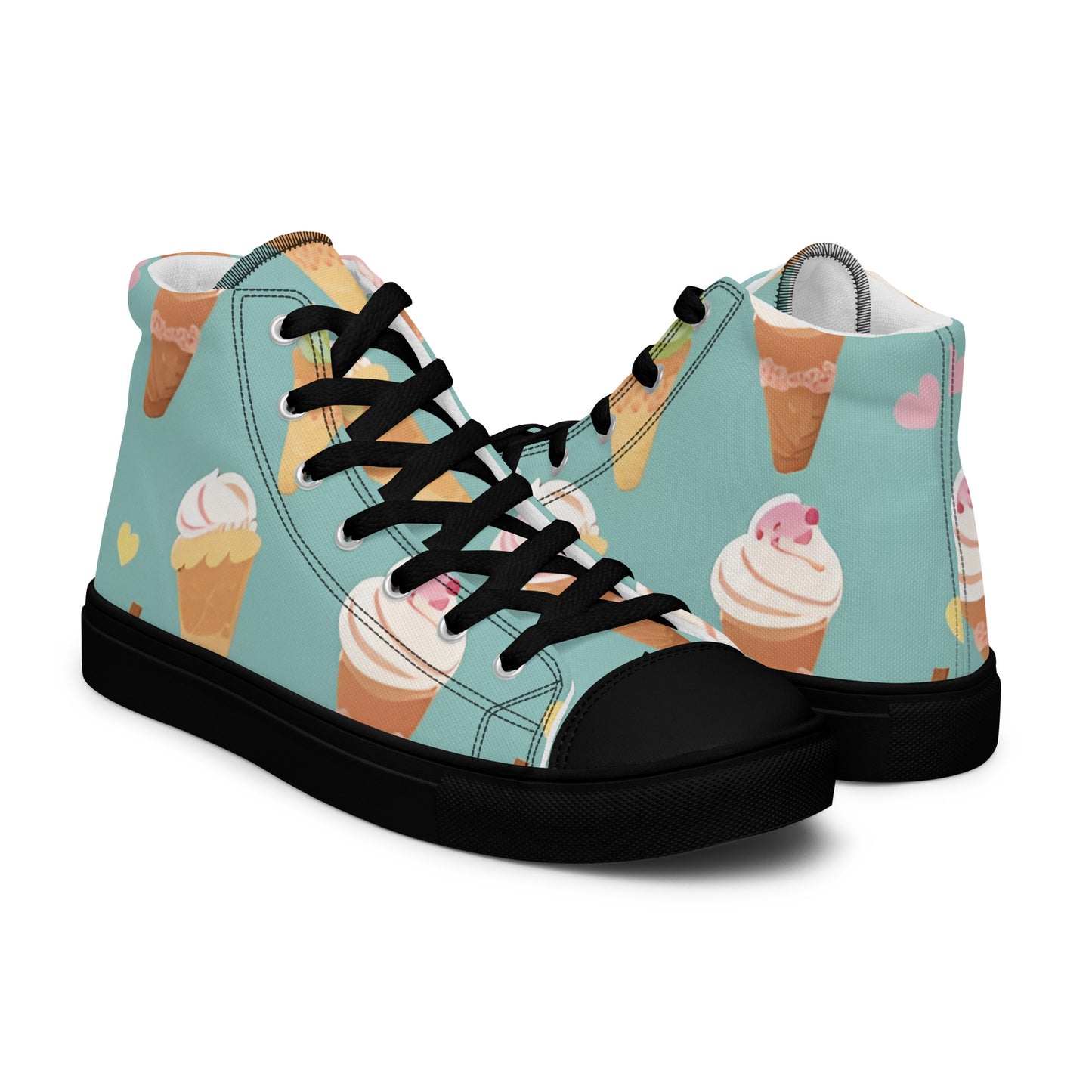 Women’s high top canvas shoes