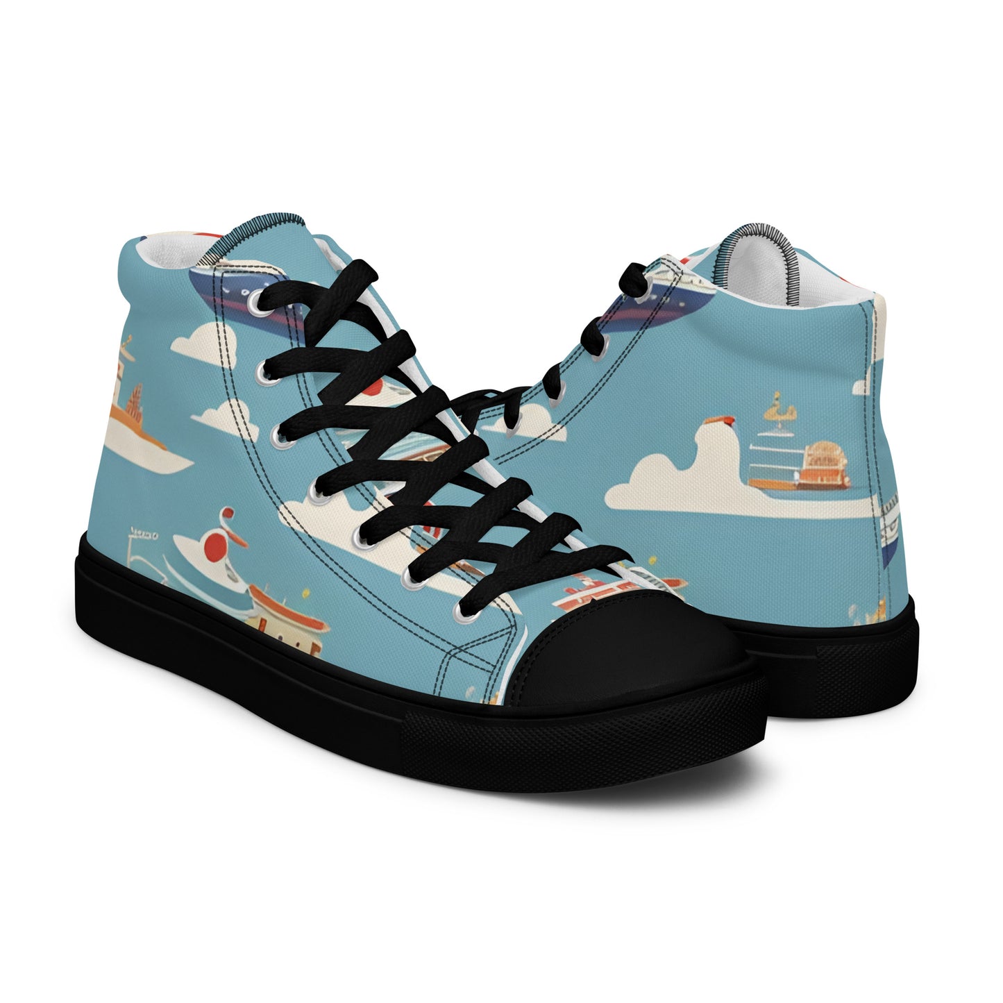 Women’s high top canvas shoes