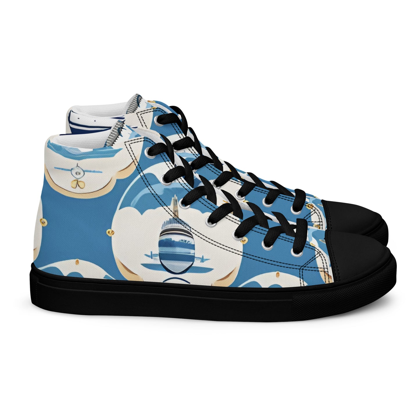 Women’s high top canvas shoes