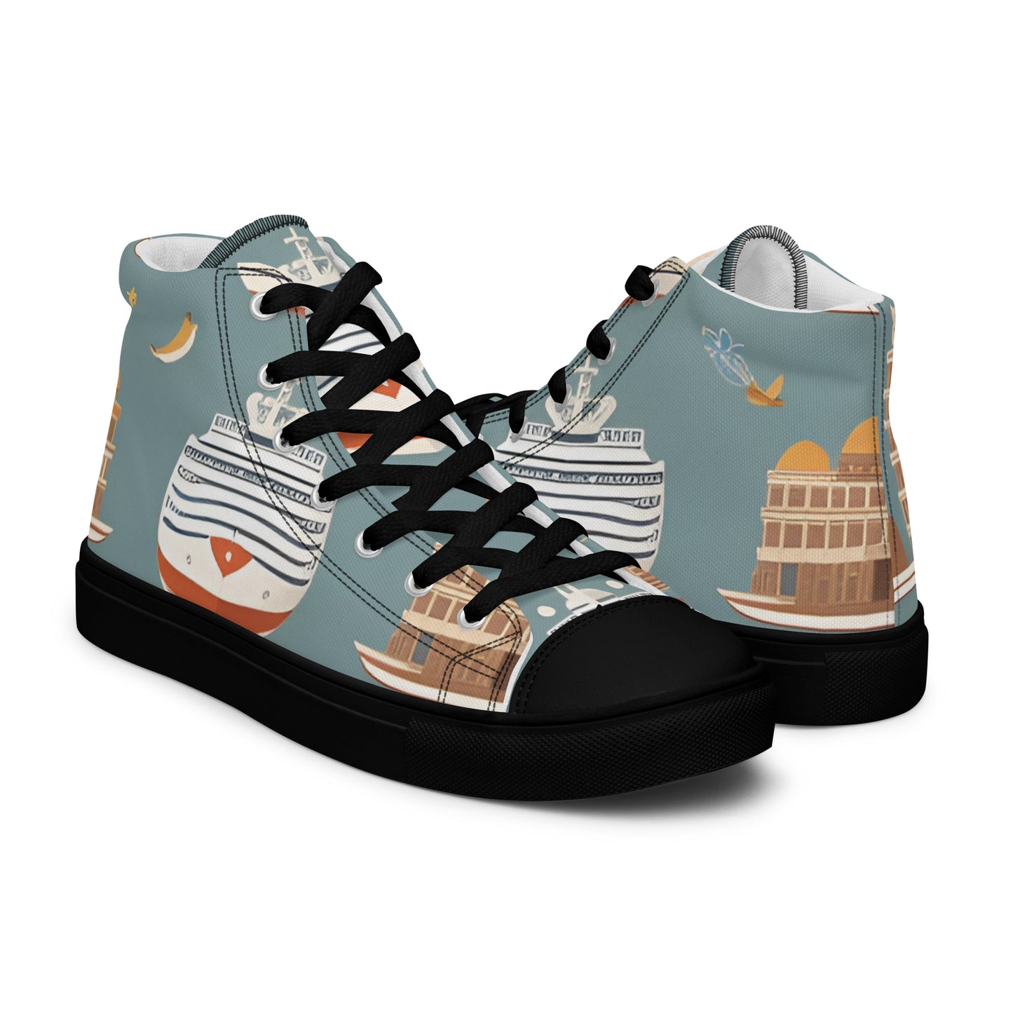 Women’s high top canvas shoes