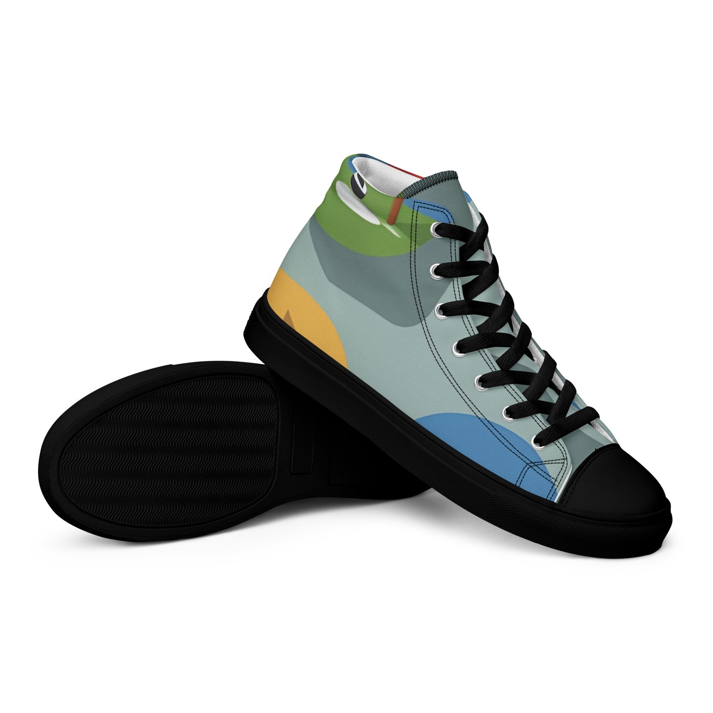 Women’s high top canvas shoes