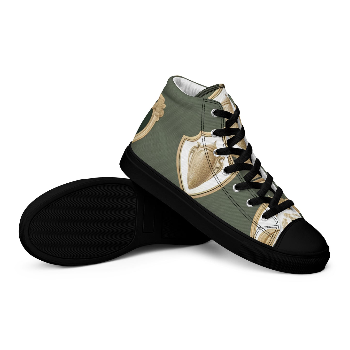 Women’s high top canvas shoes