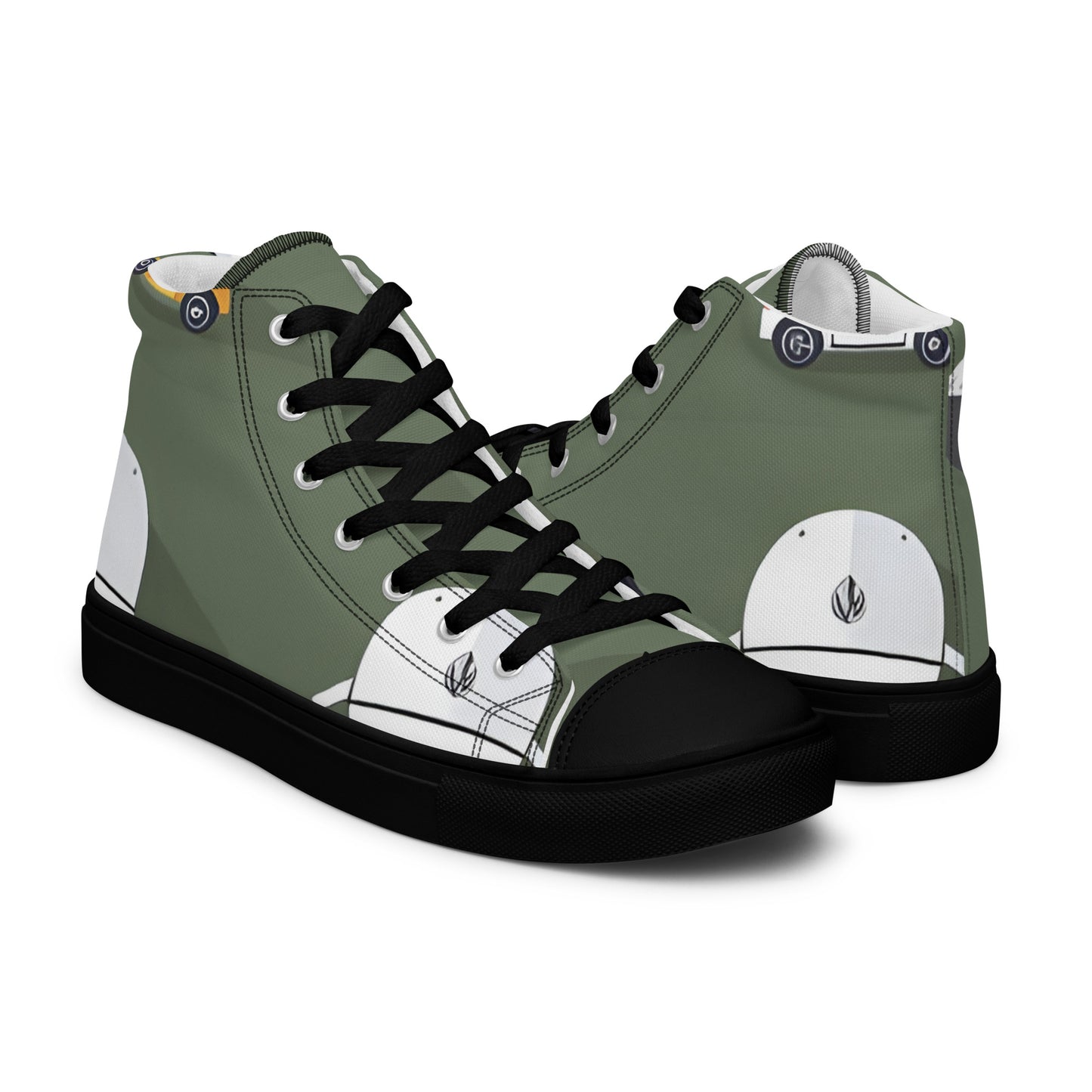 Women’s high top canvas shoes