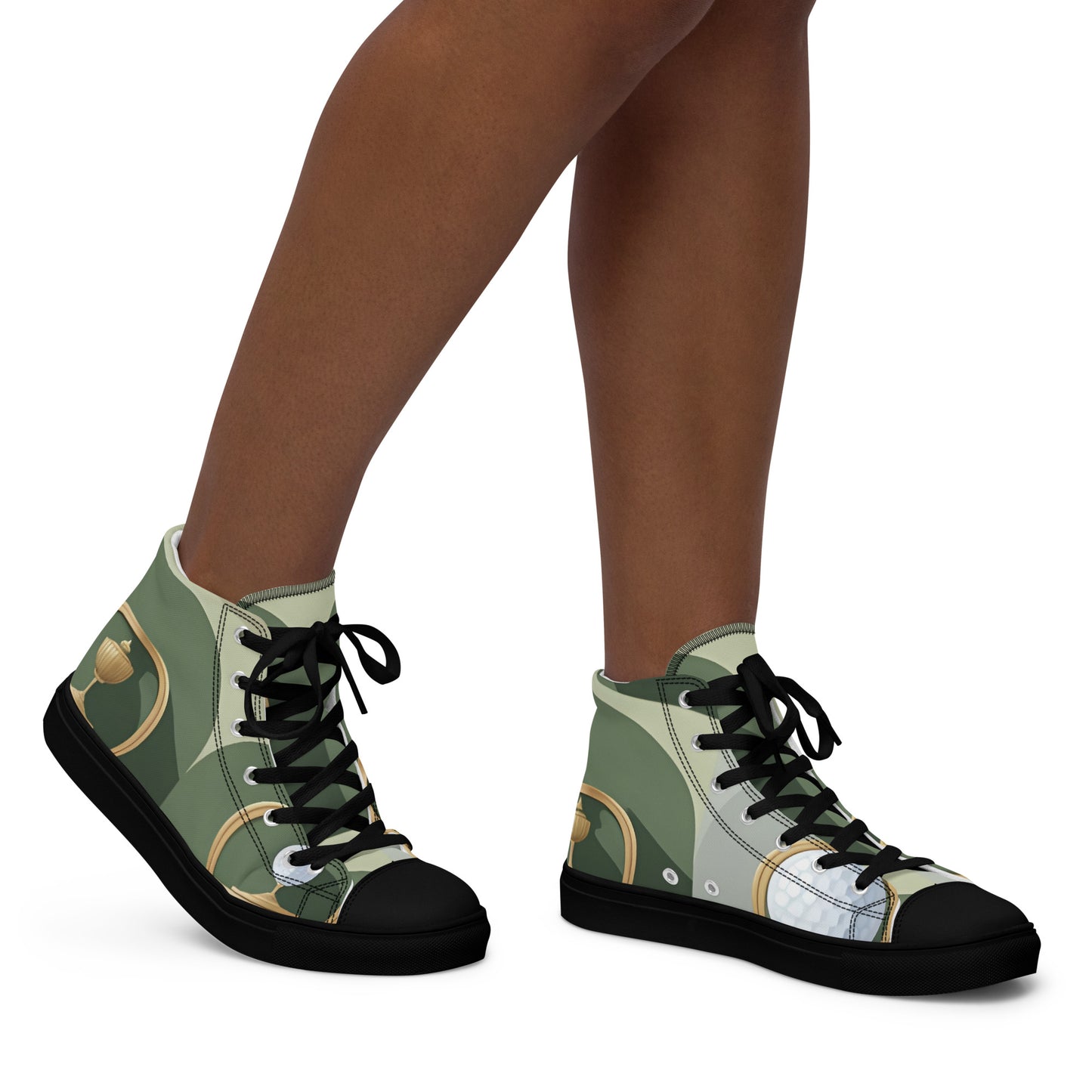 Women’s high top canvas shoes