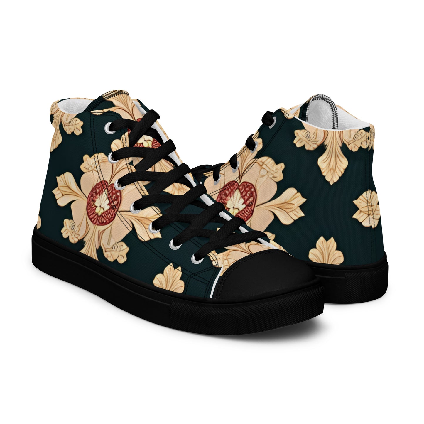 Women’s high top canvas shoes