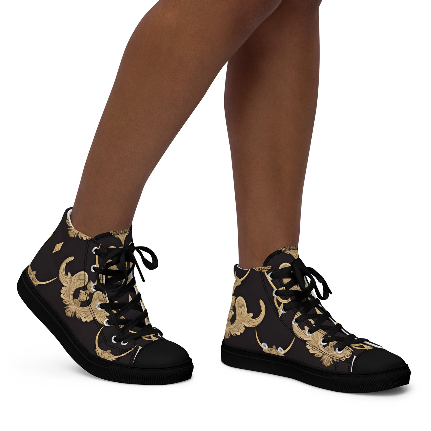 Women’s high top canvas shoes