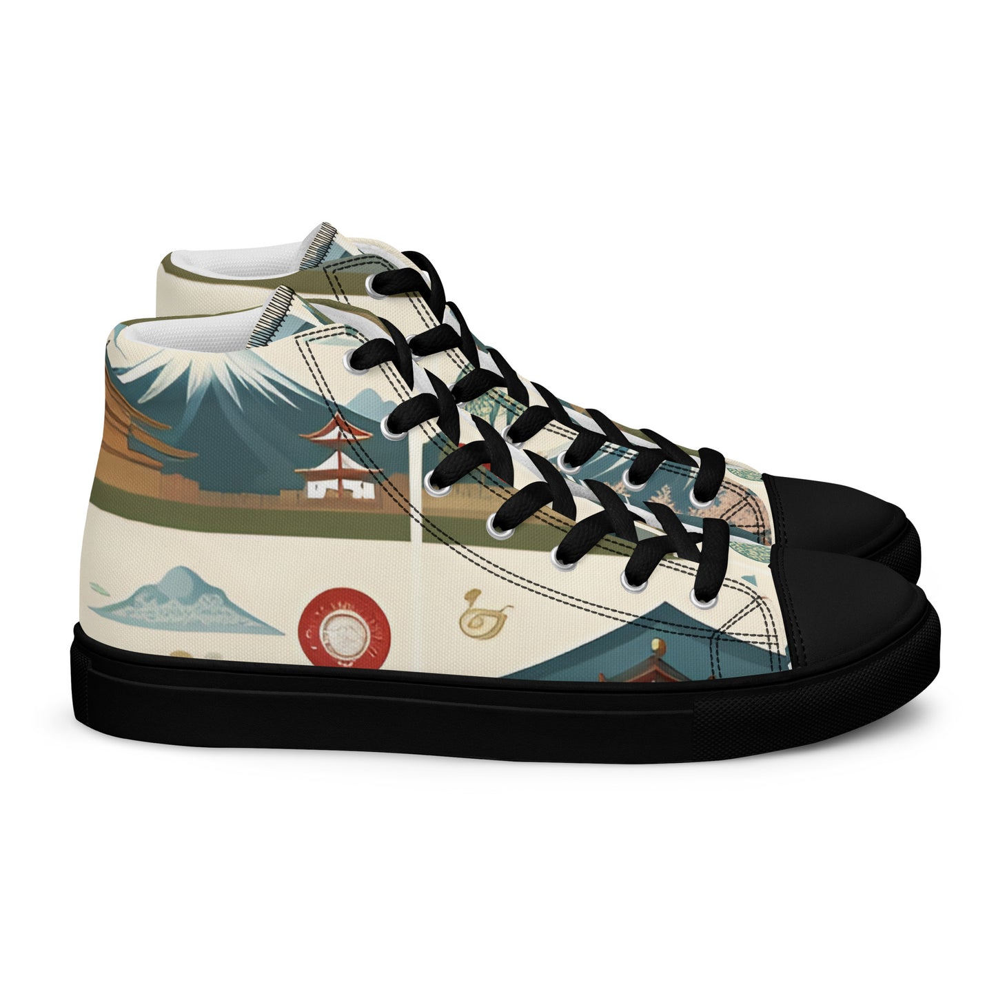 Women’s high top canvas shoes