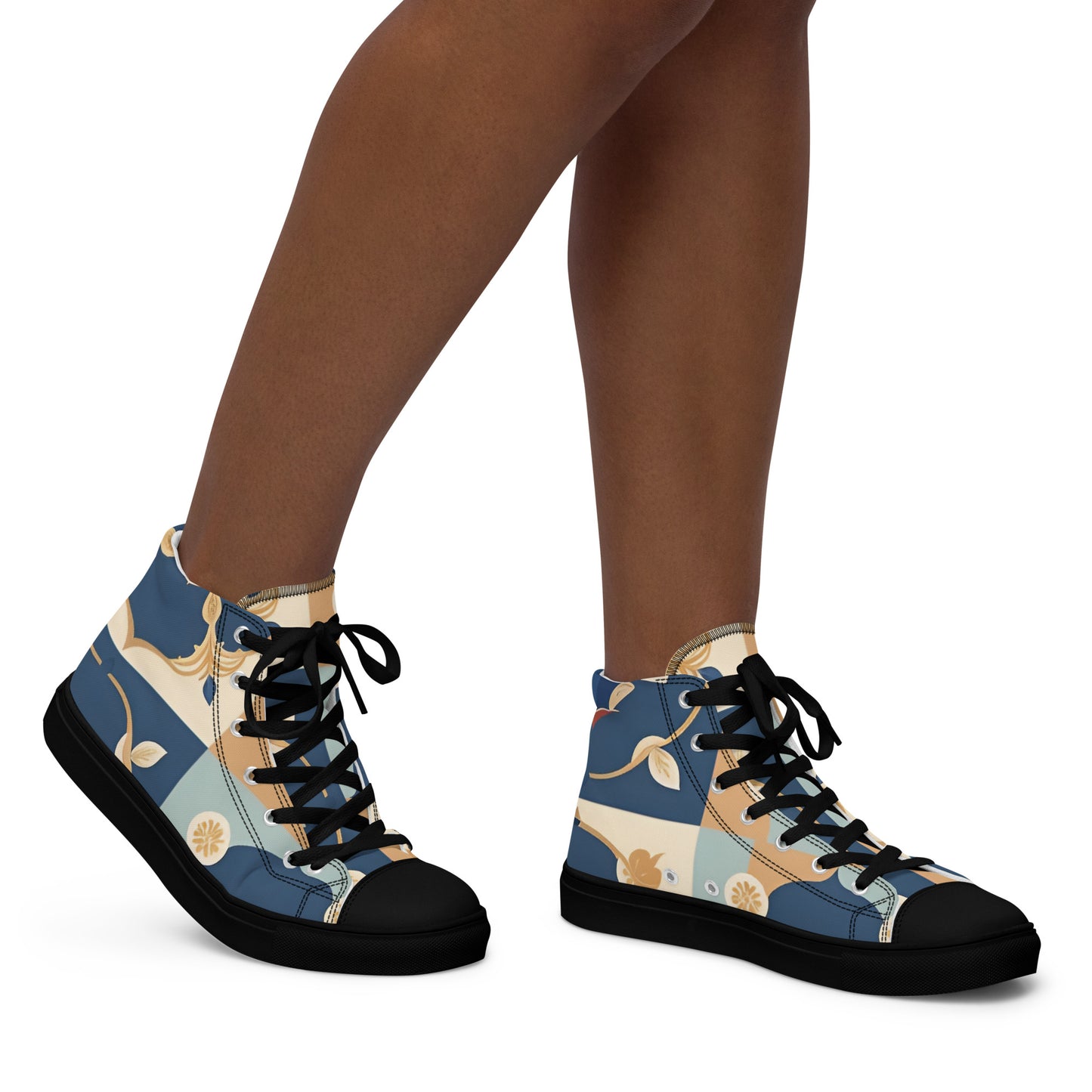 Women’s high top canvas shoes