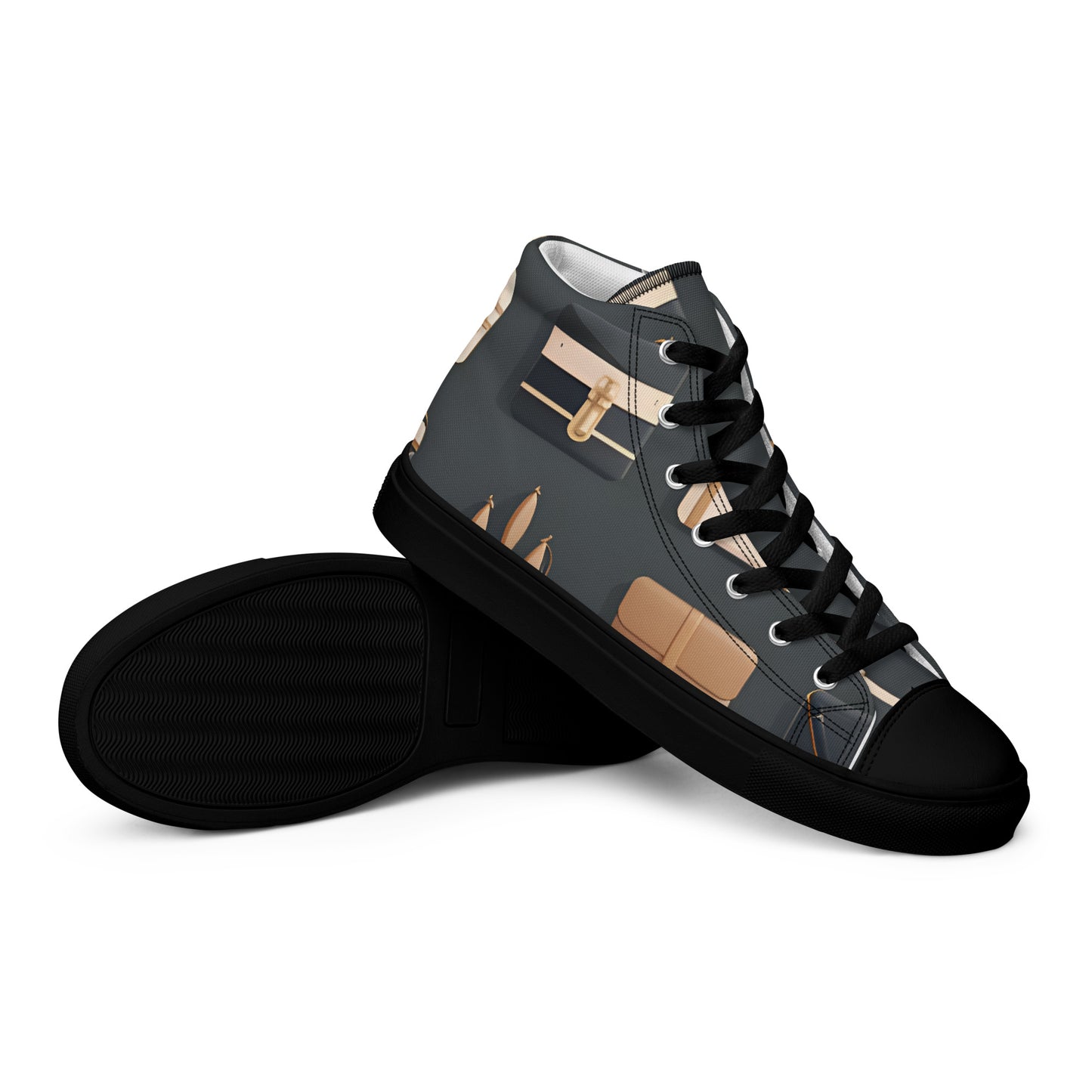 Women’s high top canvas shoes