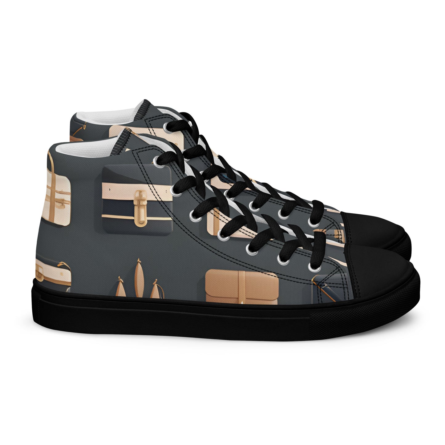 Women’s high top canvas shoes