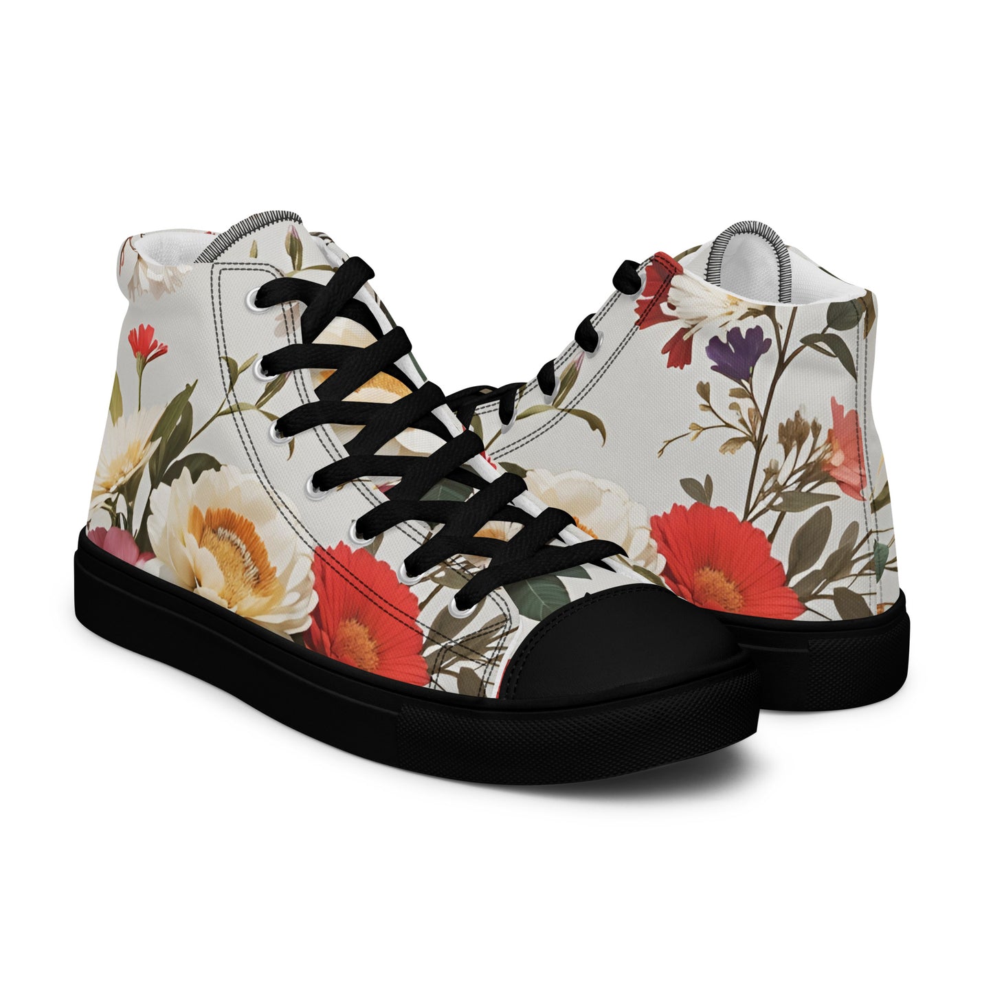 Women’s high top canvas shoes