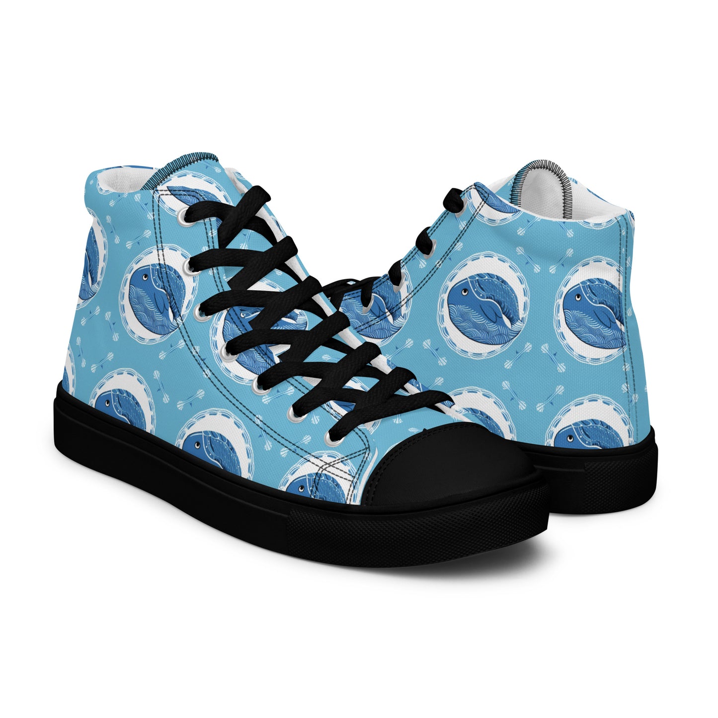 Women’s high top canvas shoes