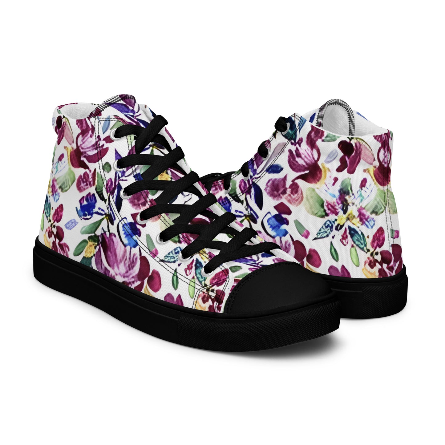 Women’s high top canvas shoes