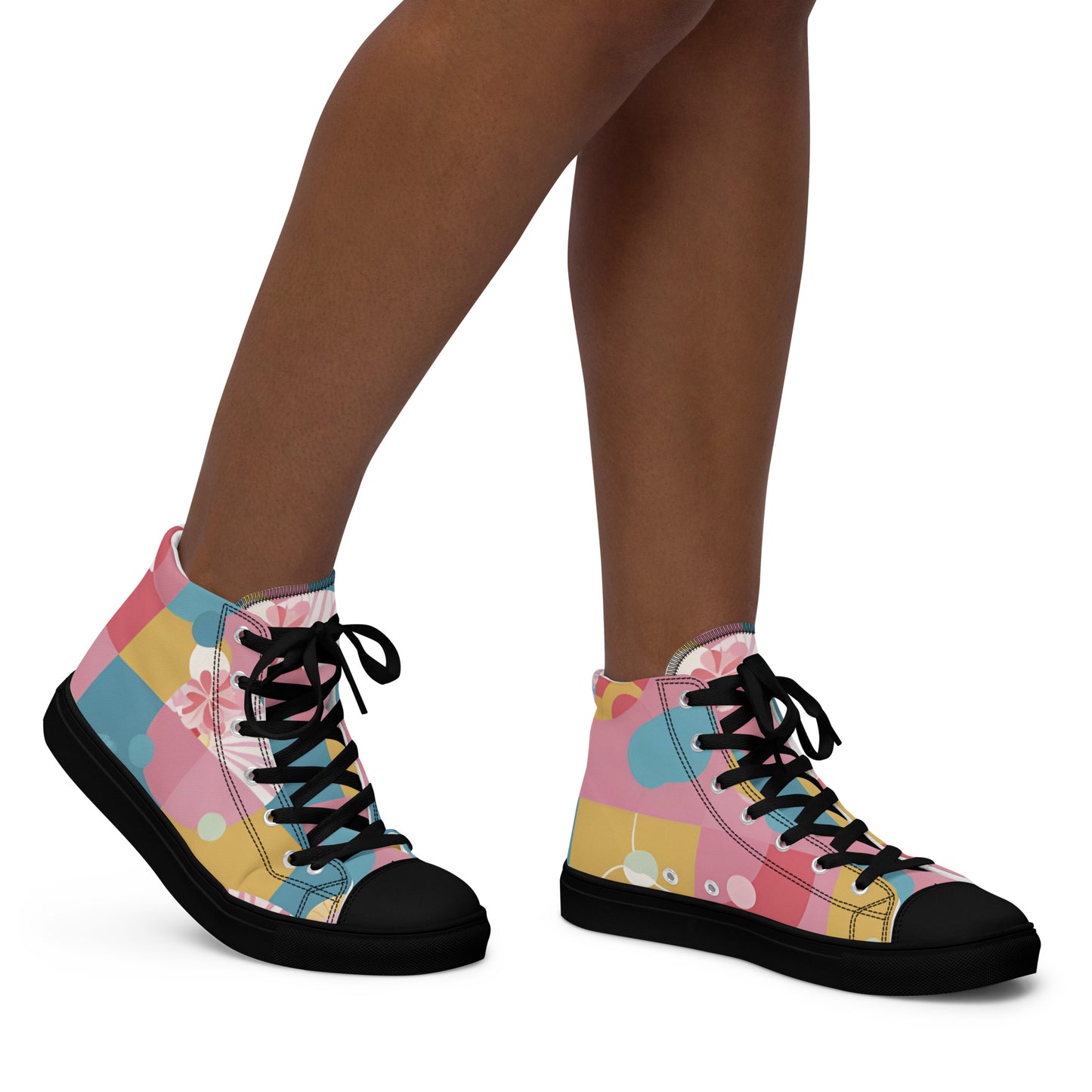 Women’s high top canvas shoes