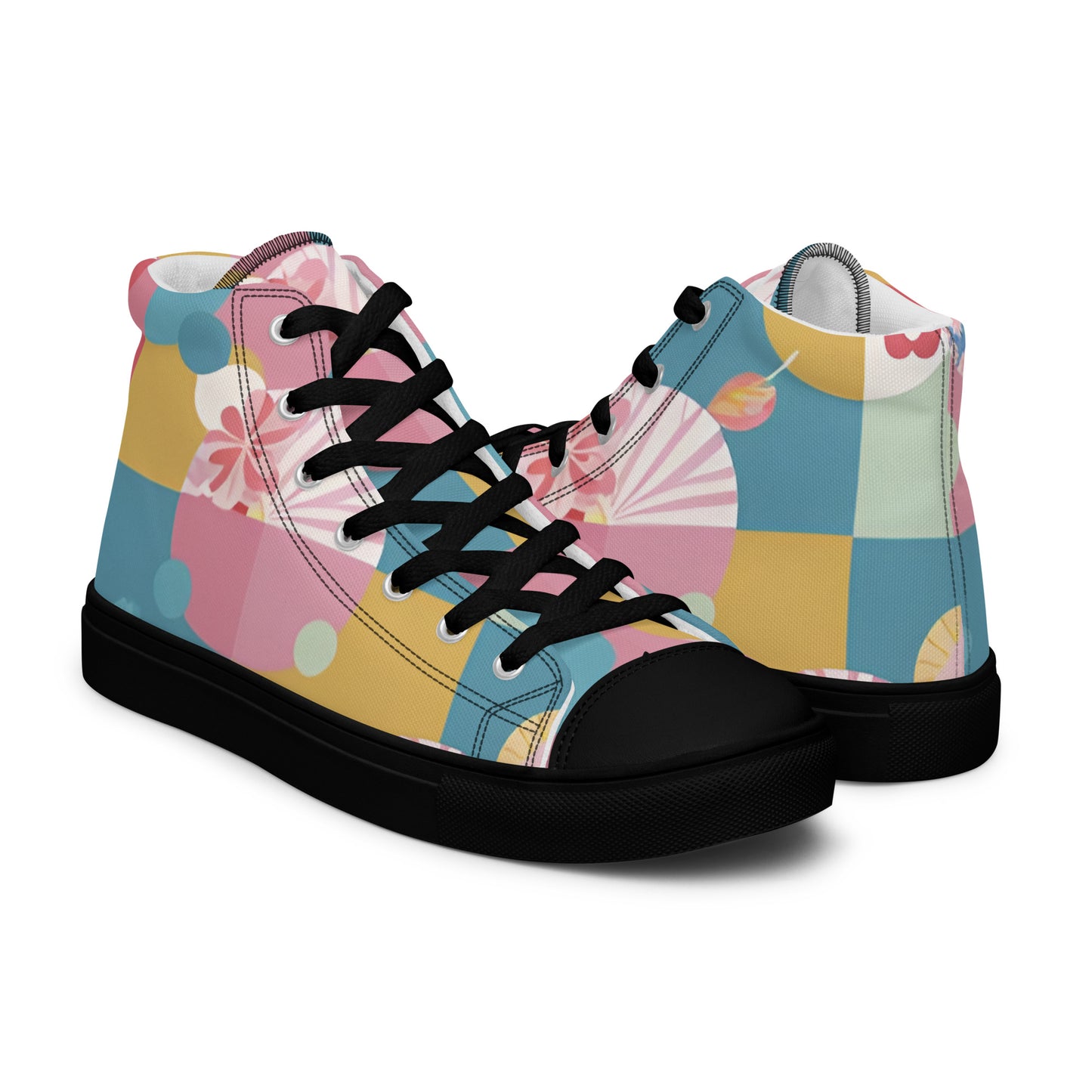 Women’s high top canvas shoes