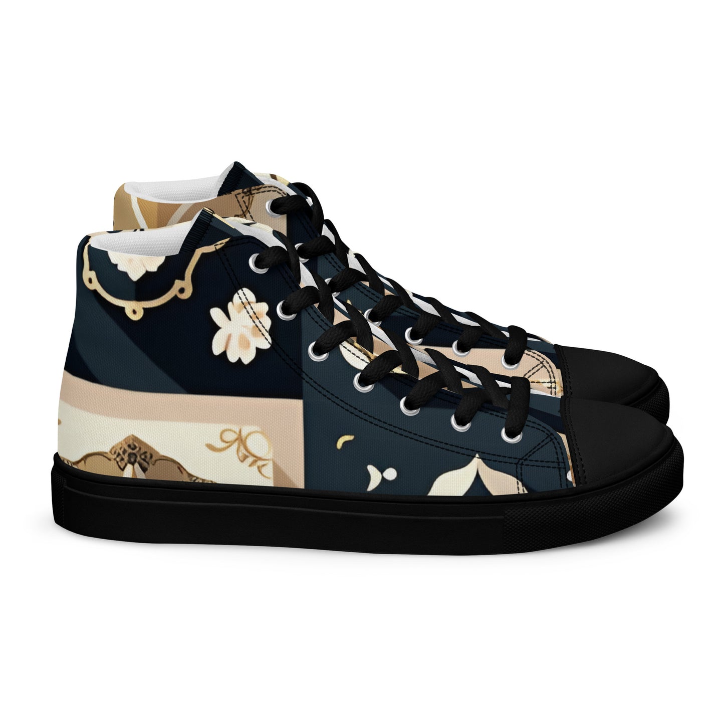 Women’s high top canvas shoes