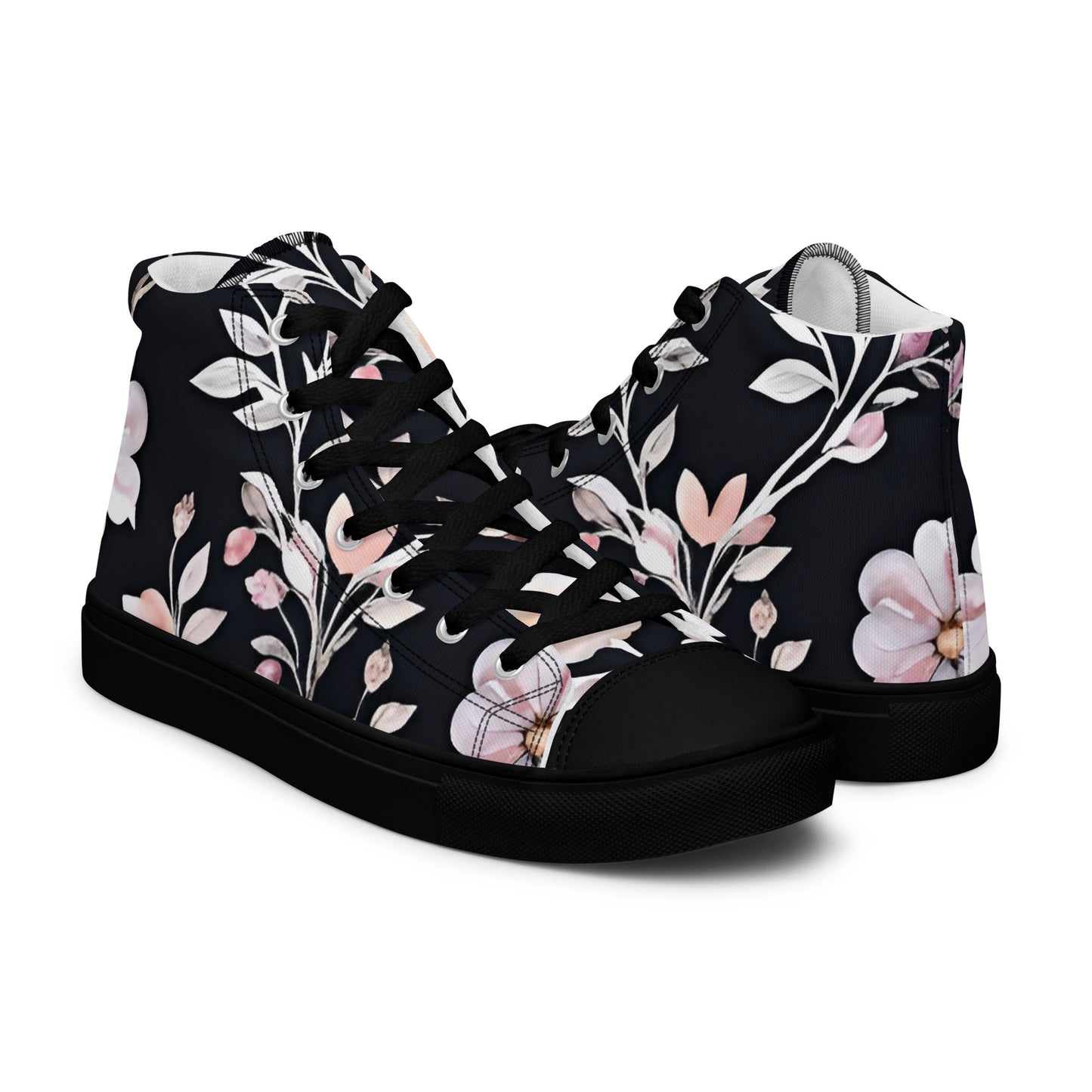 Women’s high top canvas shoes