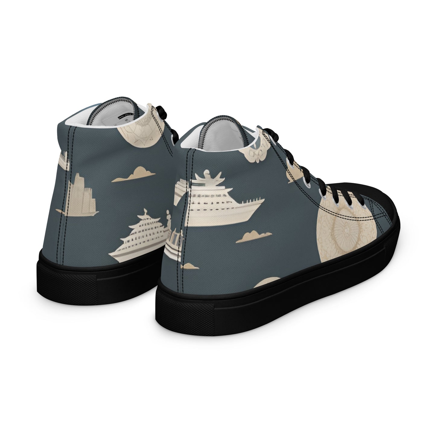 Women’s high top canvas shoes