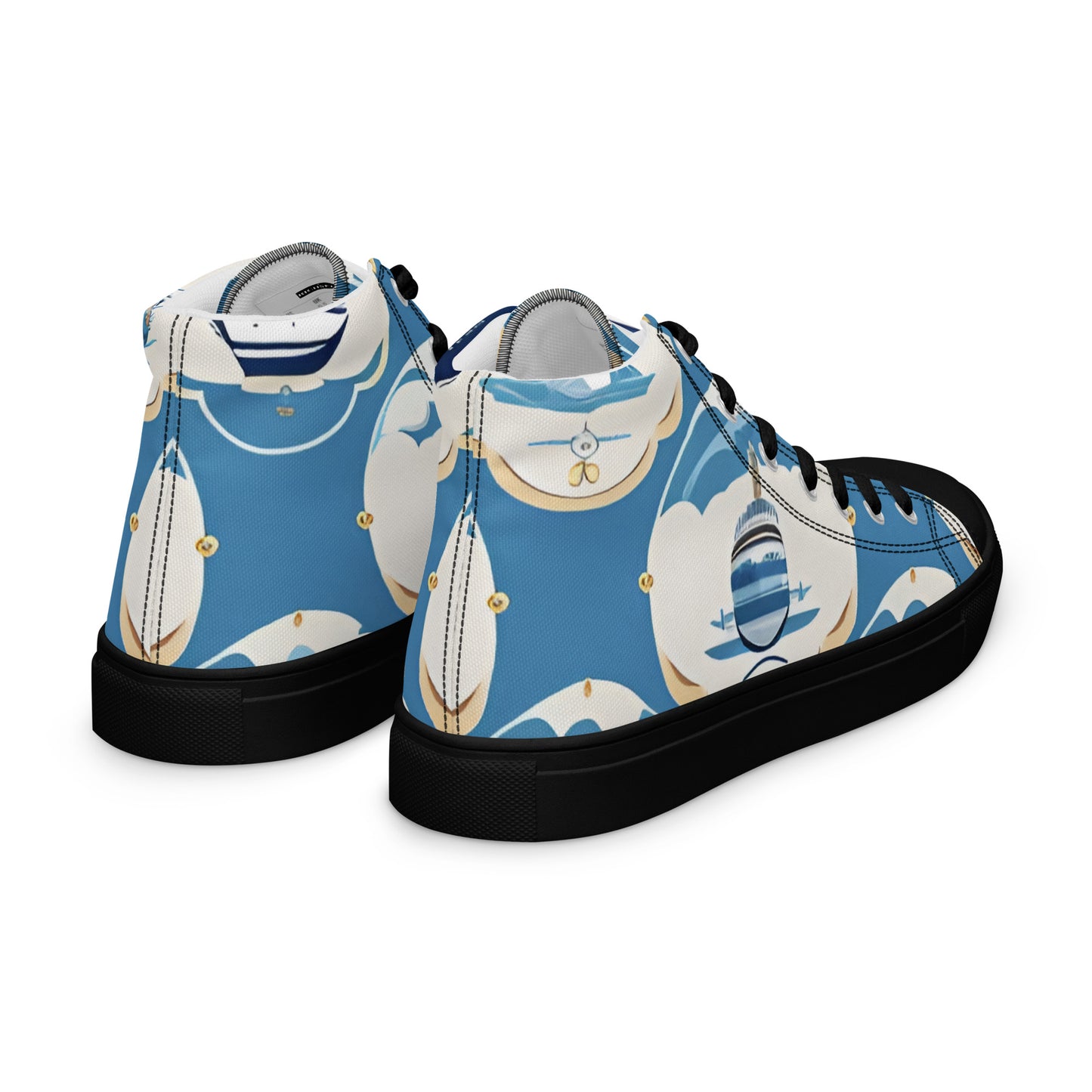 Women’s high top canvas shoes