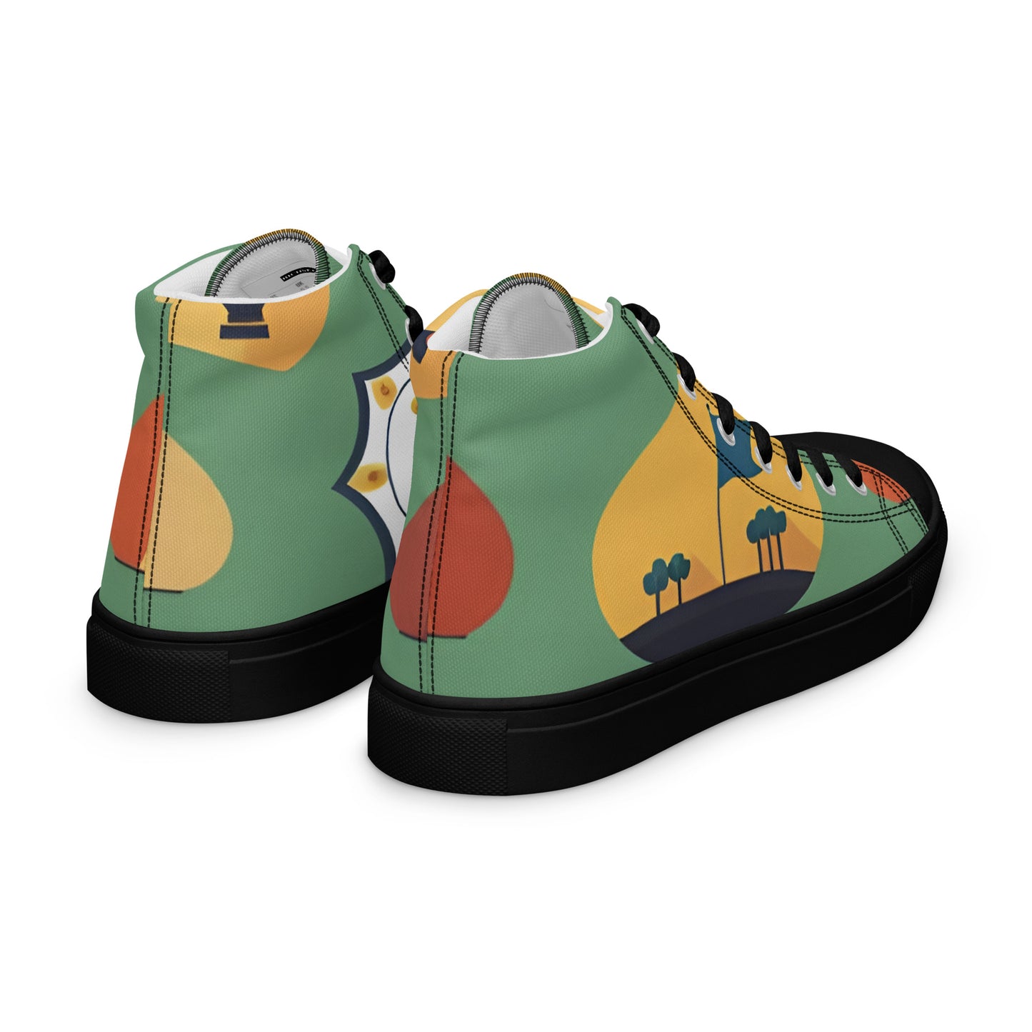 Women’s high top canvas shoes