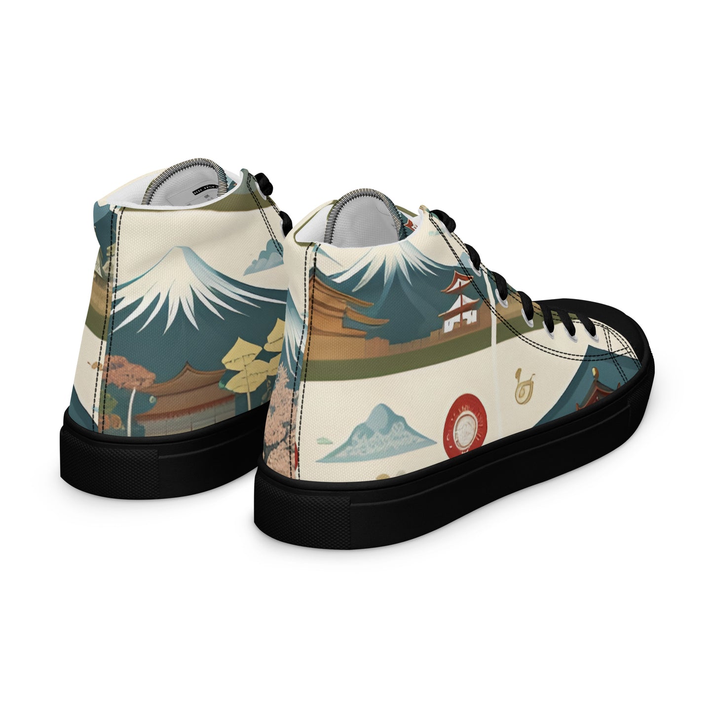 Women’s high top canvas shoes