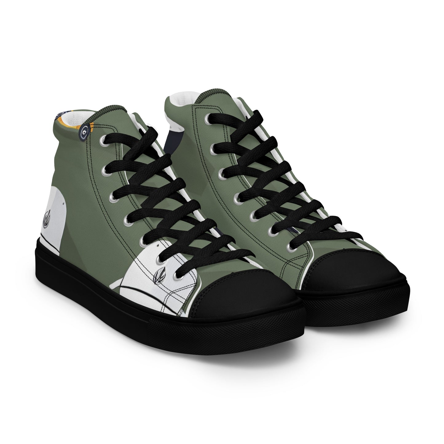 Women’s high top canvas shoes