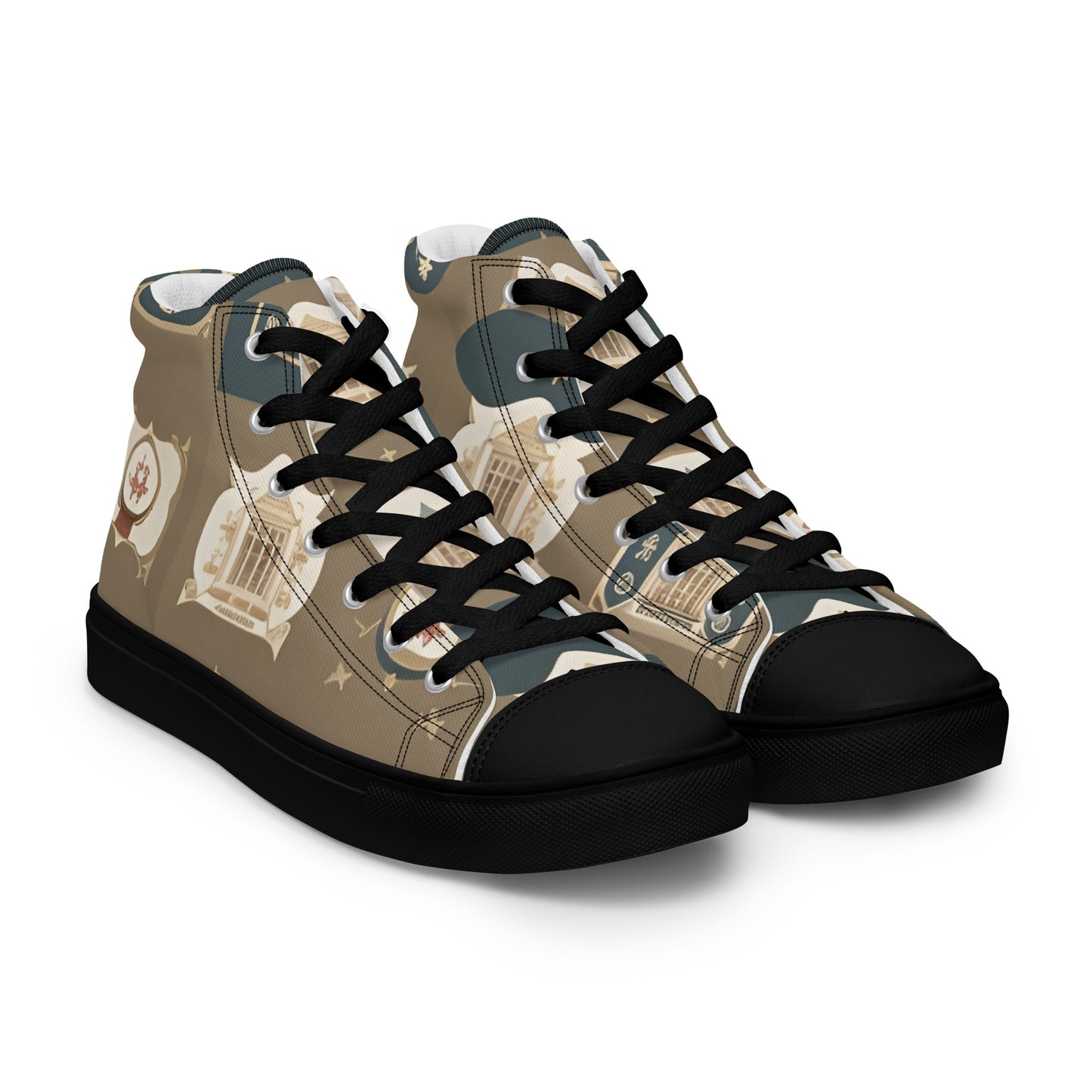 Women’s high top canvas shoes