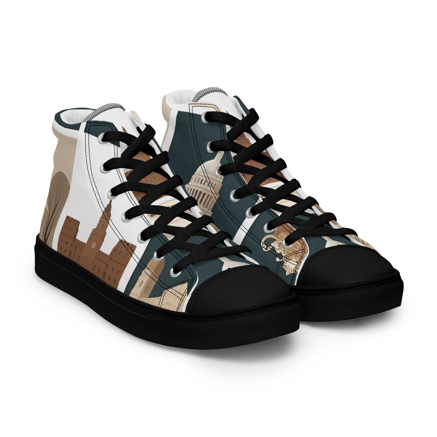 Women’s high top canvas shoes