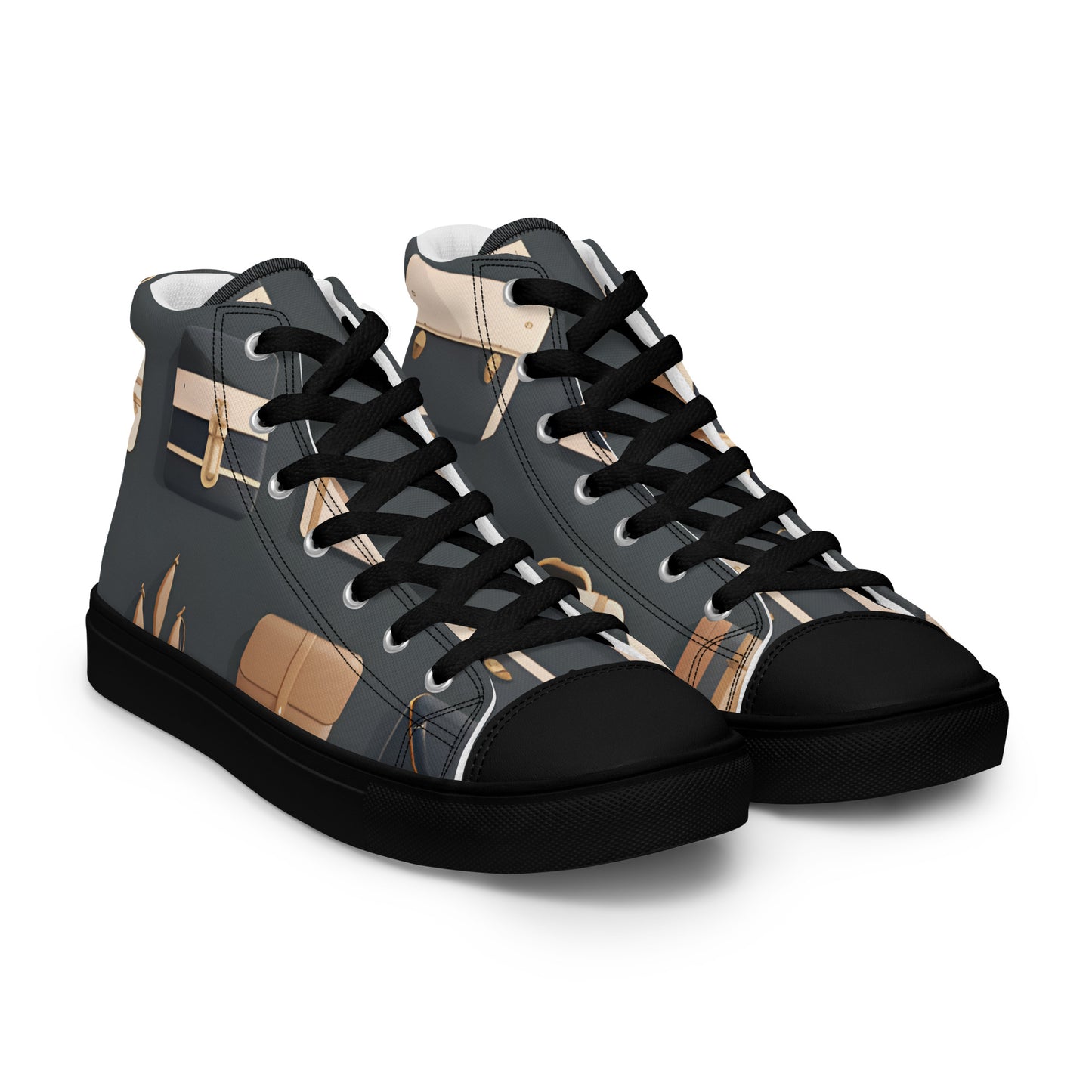 Women’s high top canvas shoes