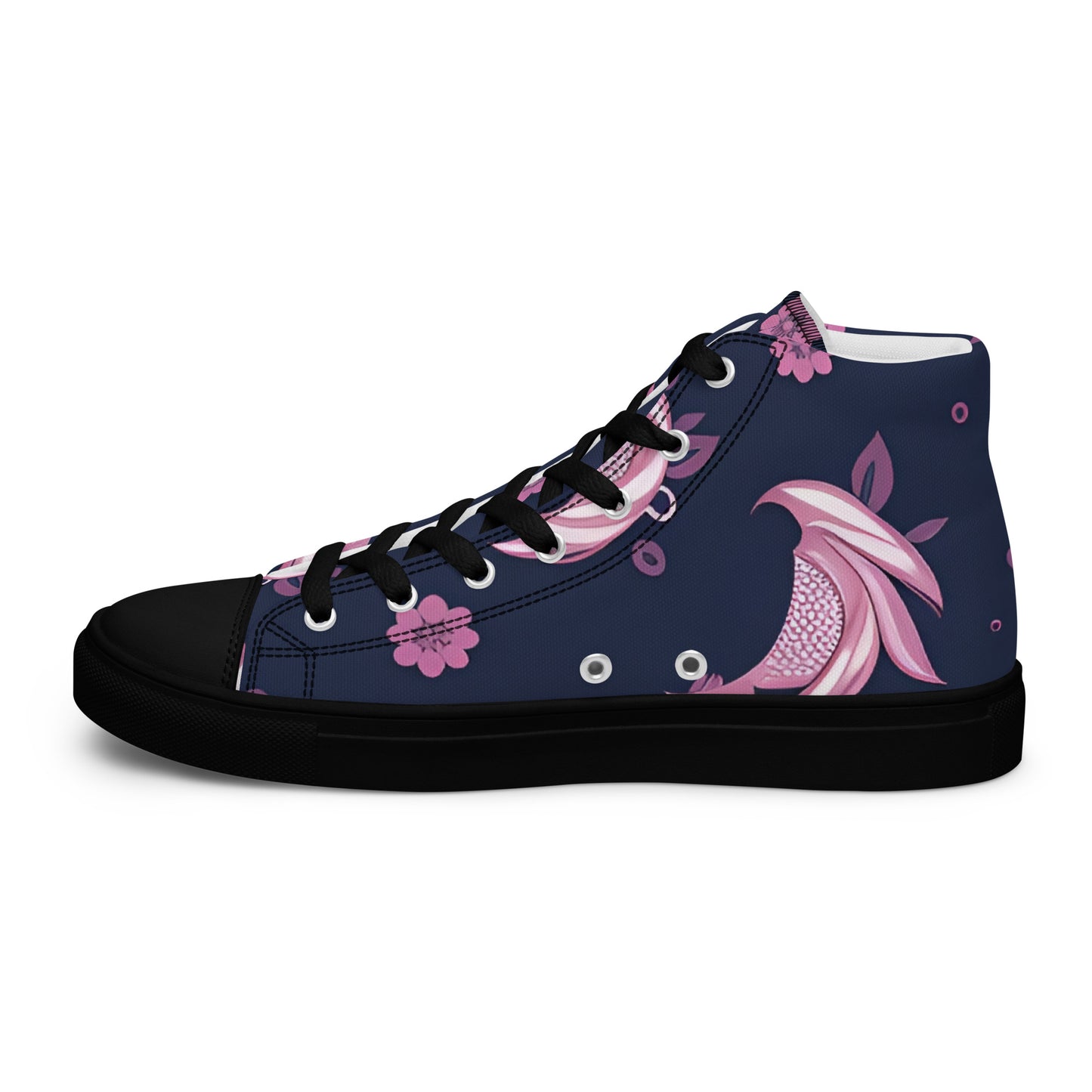 Women’s high top canvas shoes