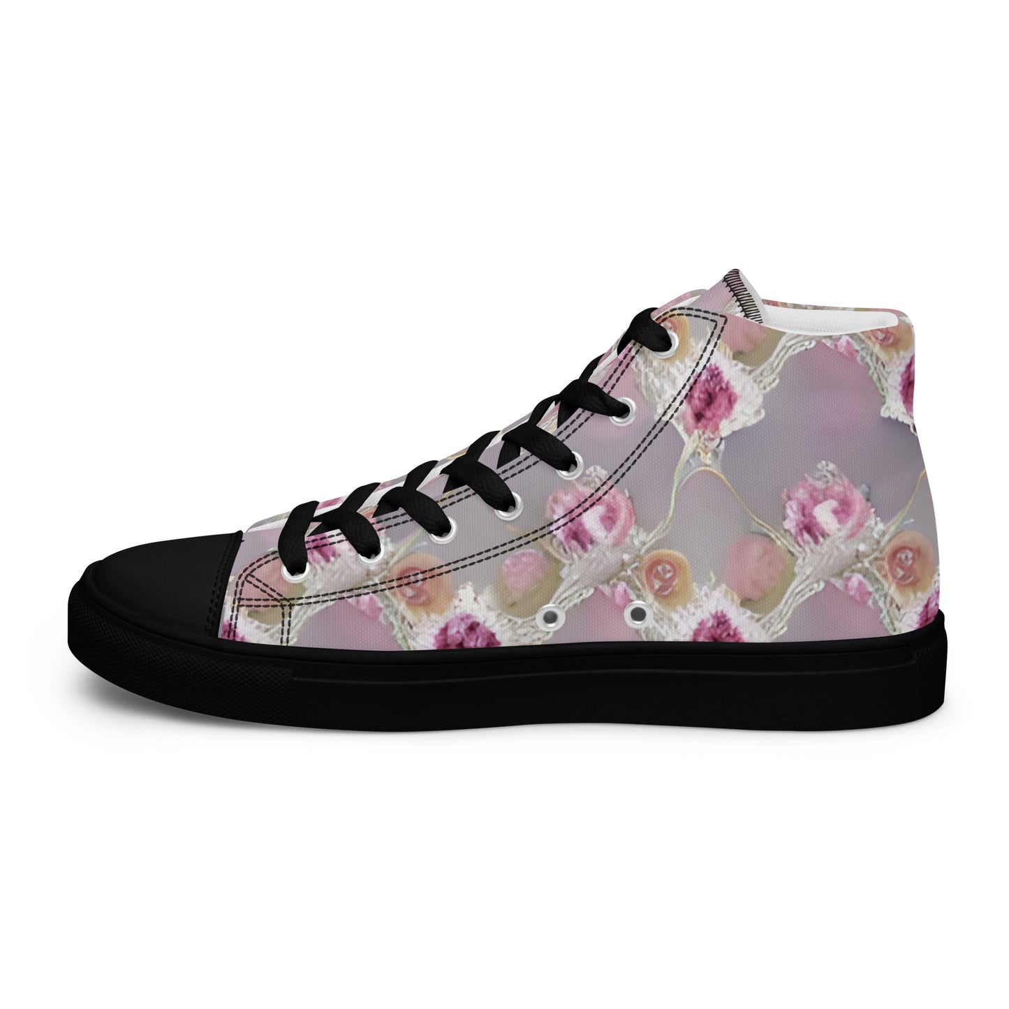 Women’s high top canvas shoes