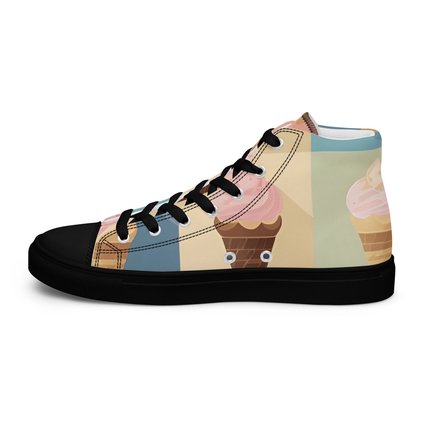 Women’s high top canvas shoes