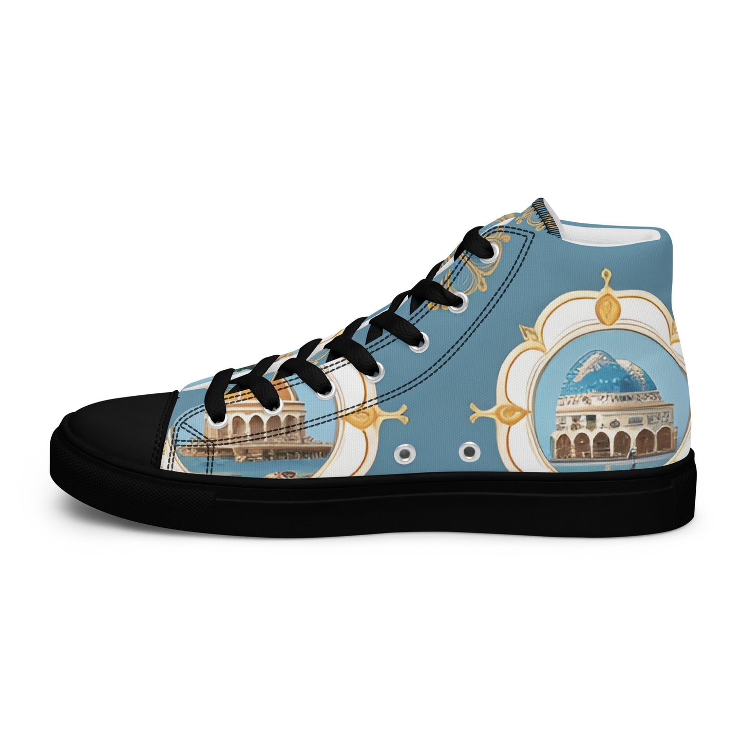 Women’s high top canvas shoes