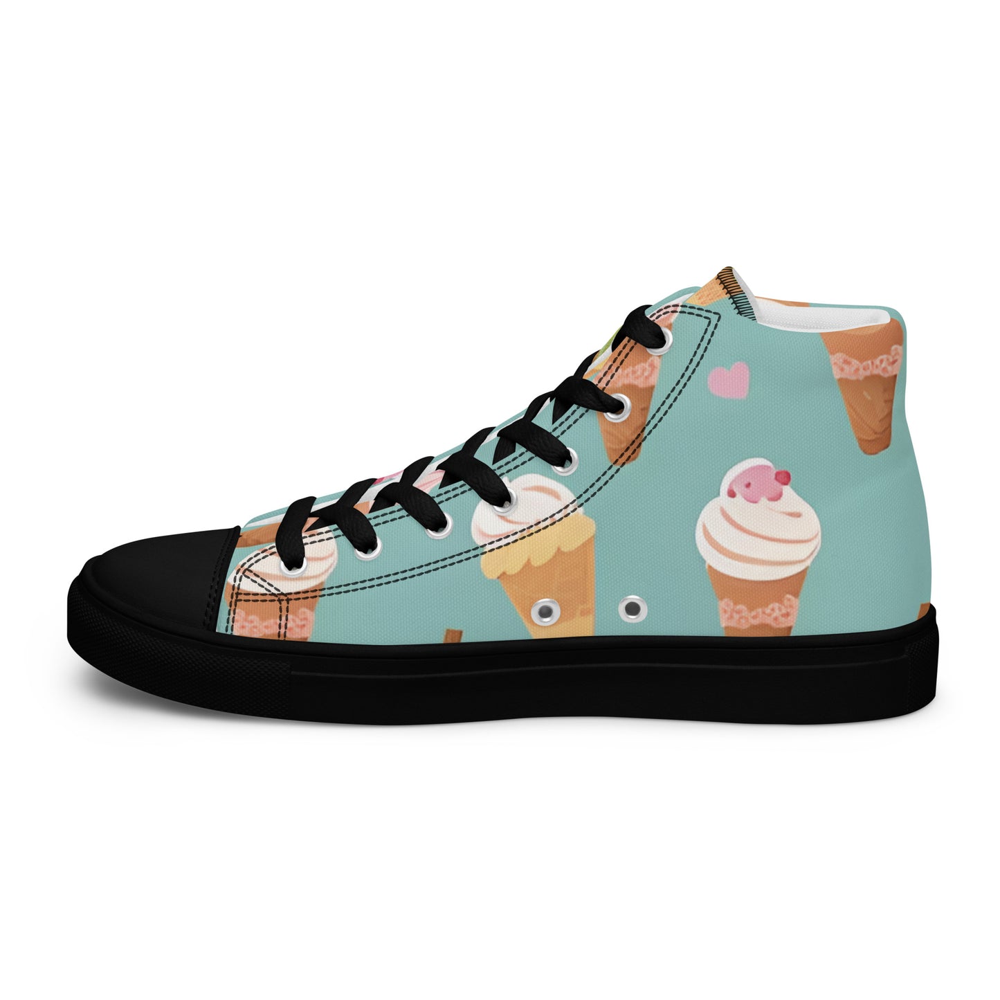 Women’s high top canvas shoes