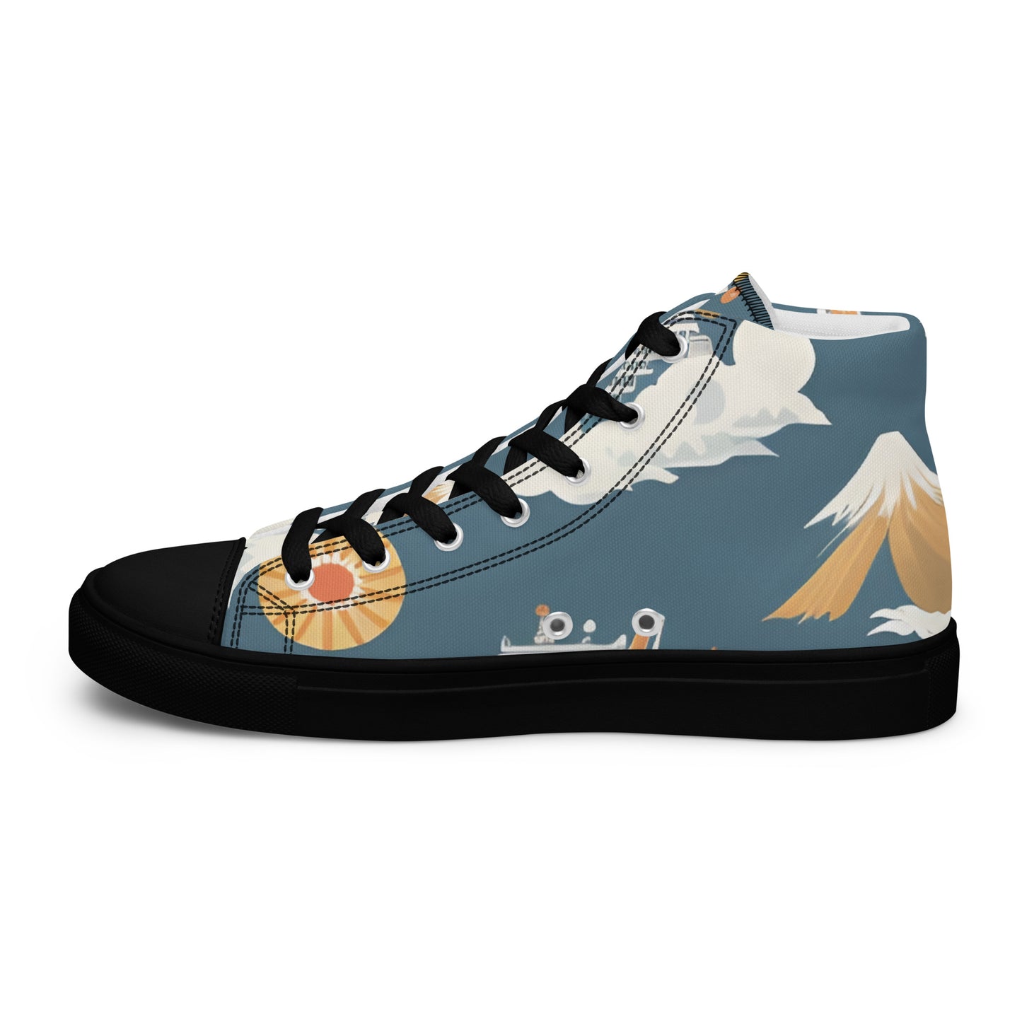 Women’s high top canvas shoes