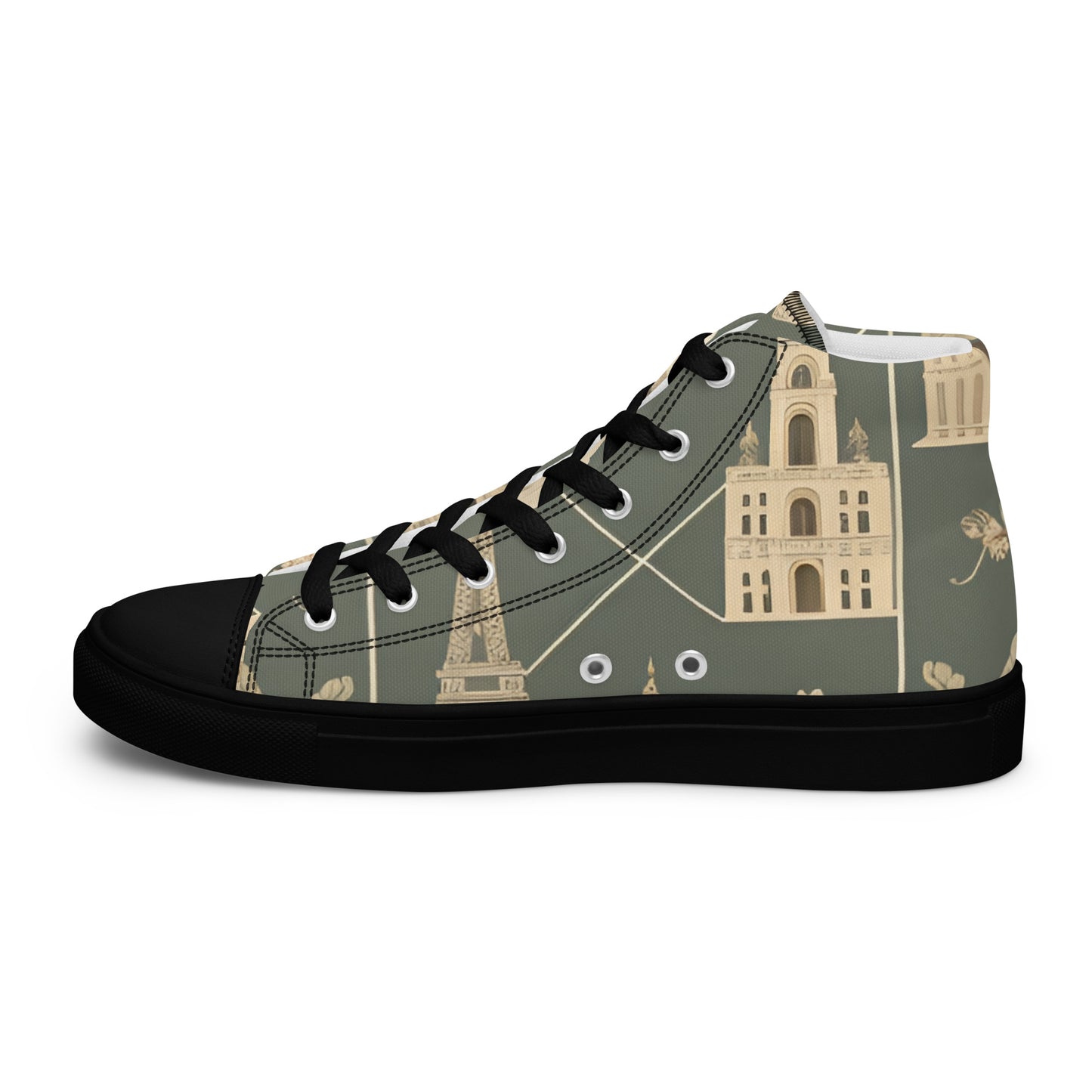 Women’s high top canvas shoes