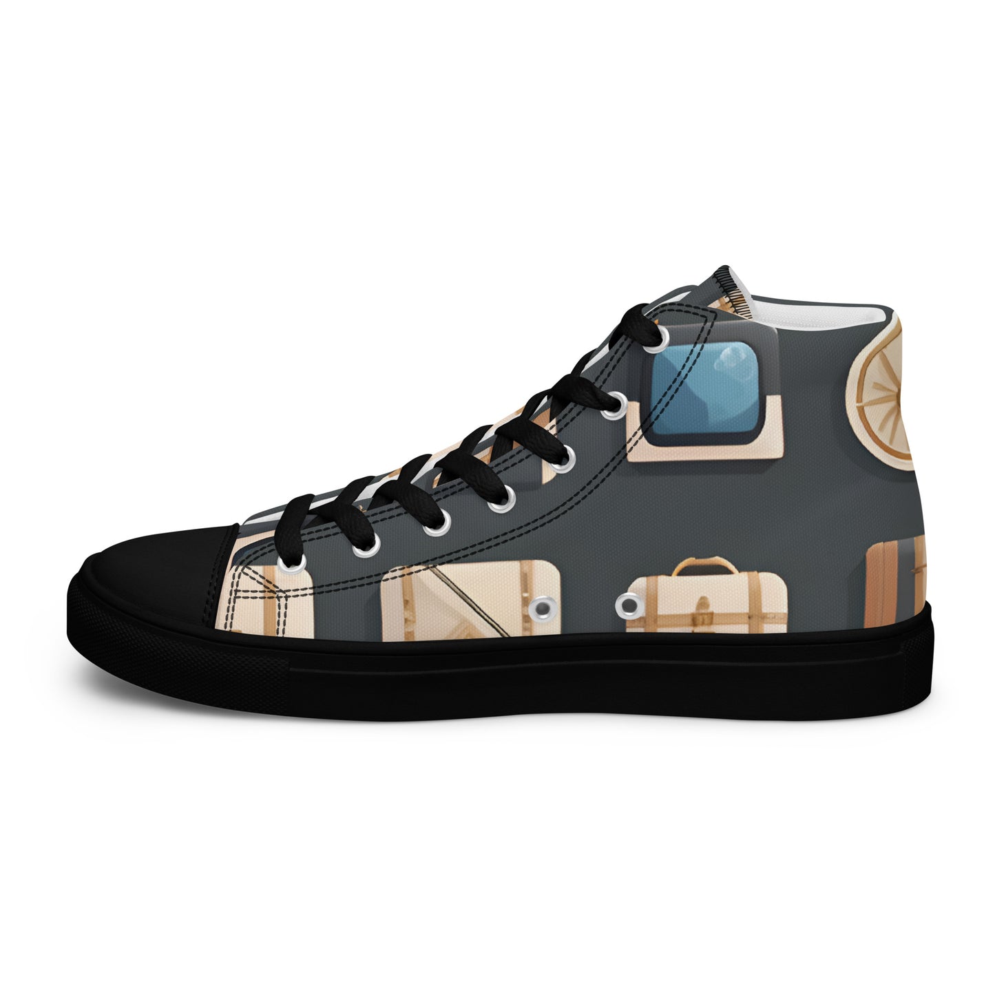 Women’s high top canvas shoes