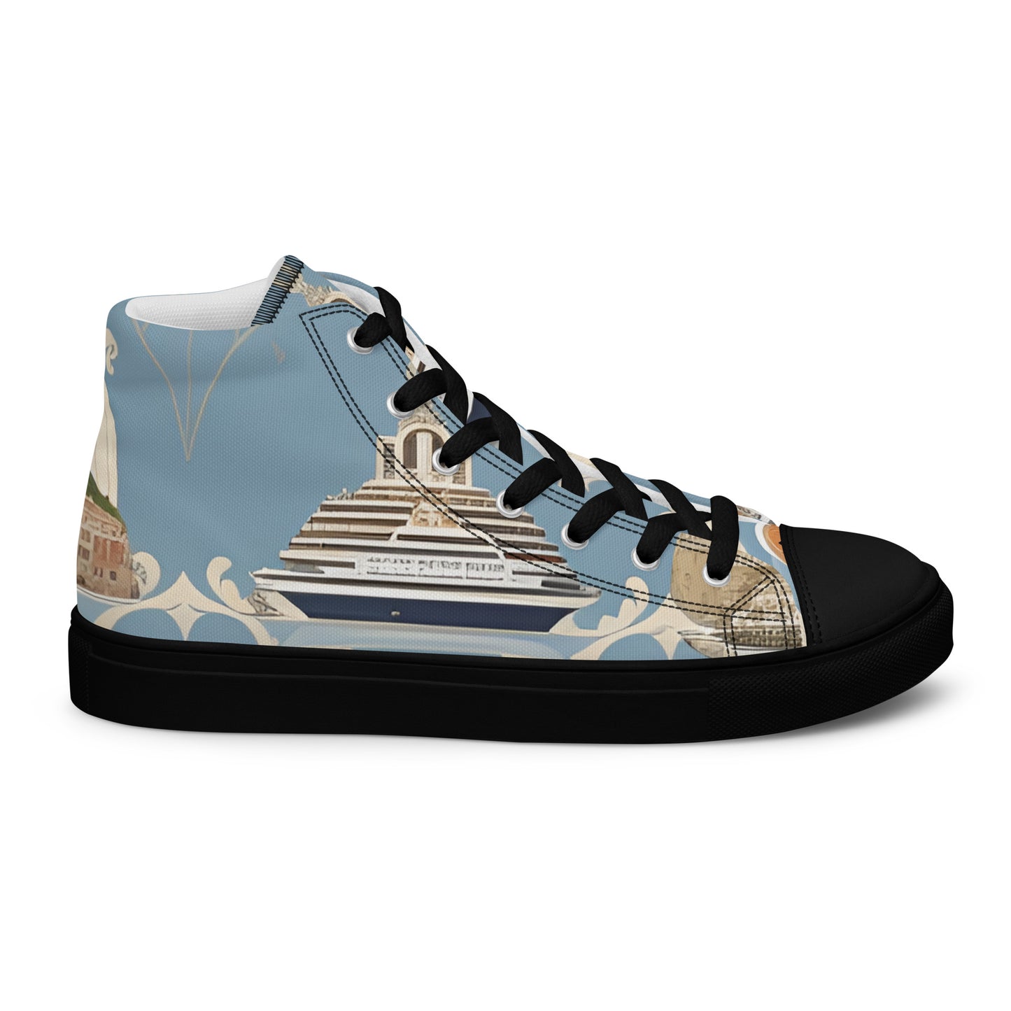 Women’s high top canvas shoes