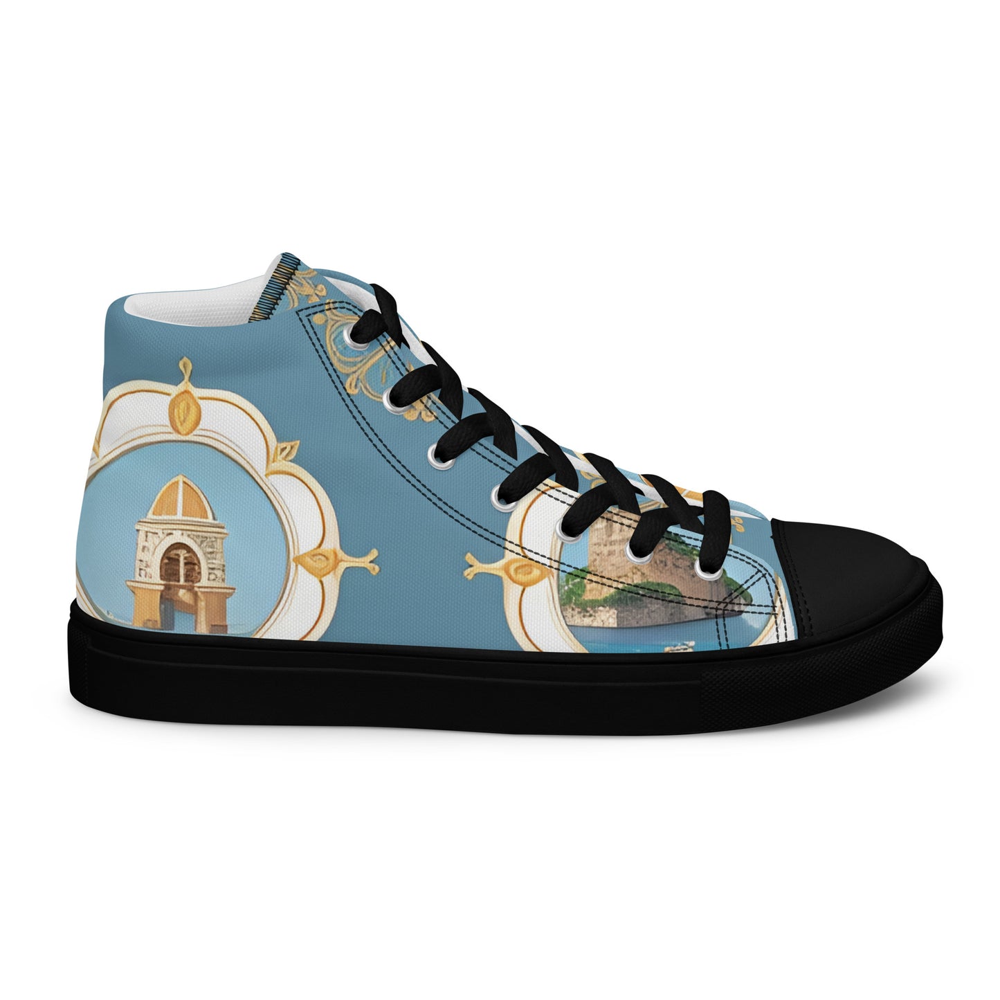 Women’s high top canvas shoes