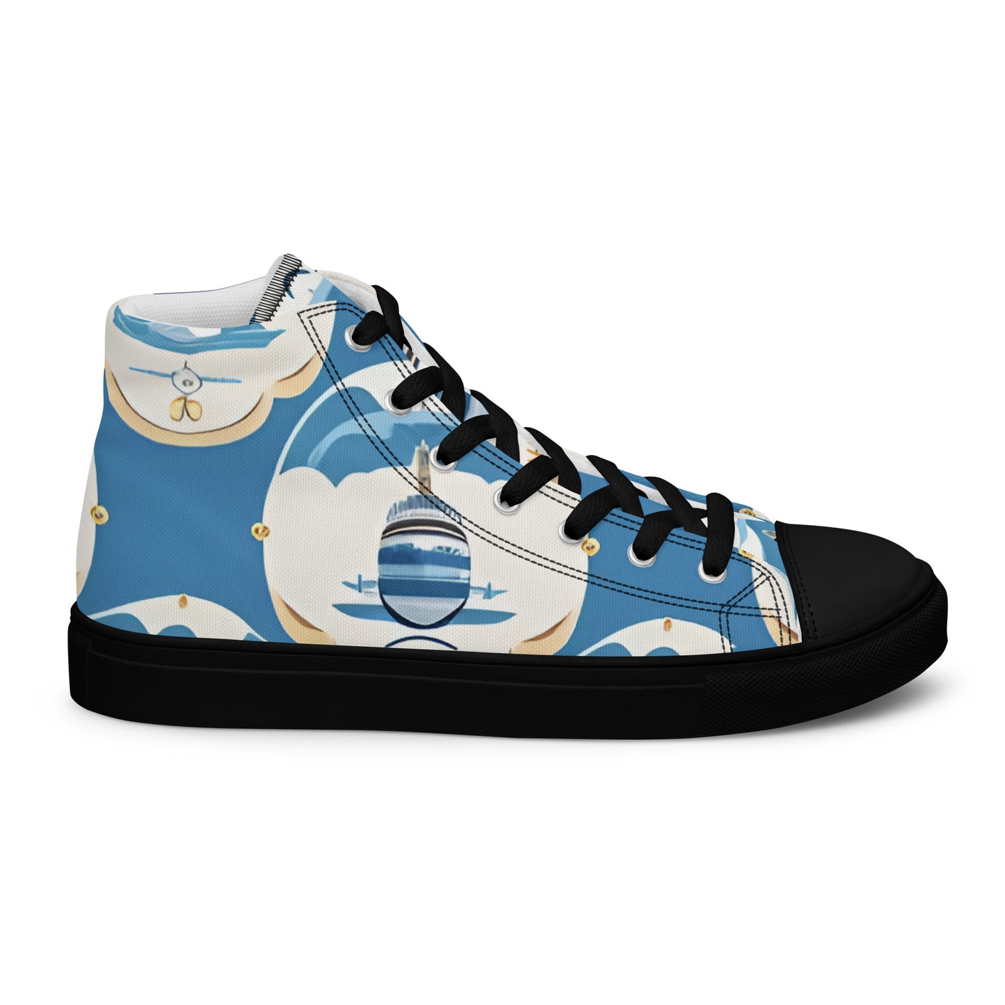 Women’s high top canvas shoes