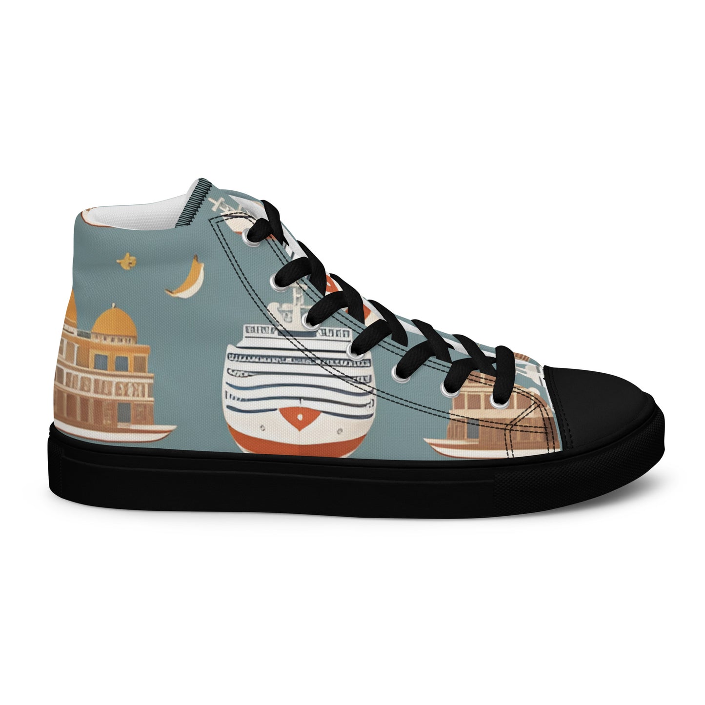 Women’s high top canvas shoes