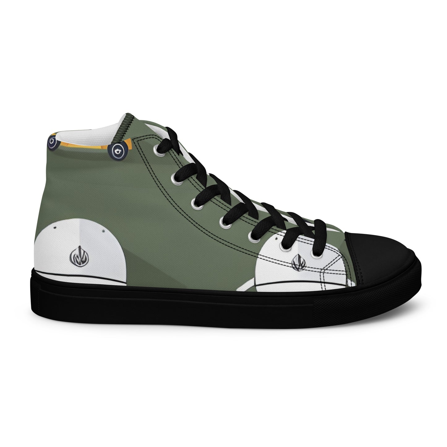 Women’s high top canvas shoes