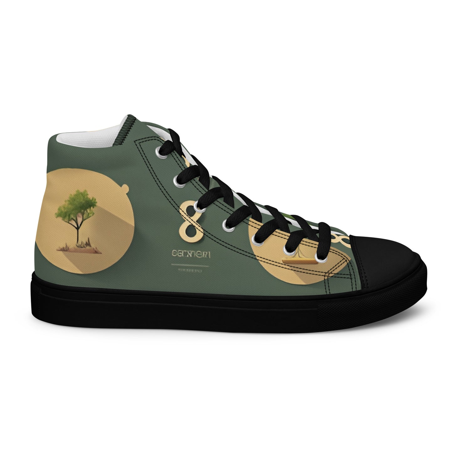 Women’s high top canvas shoes