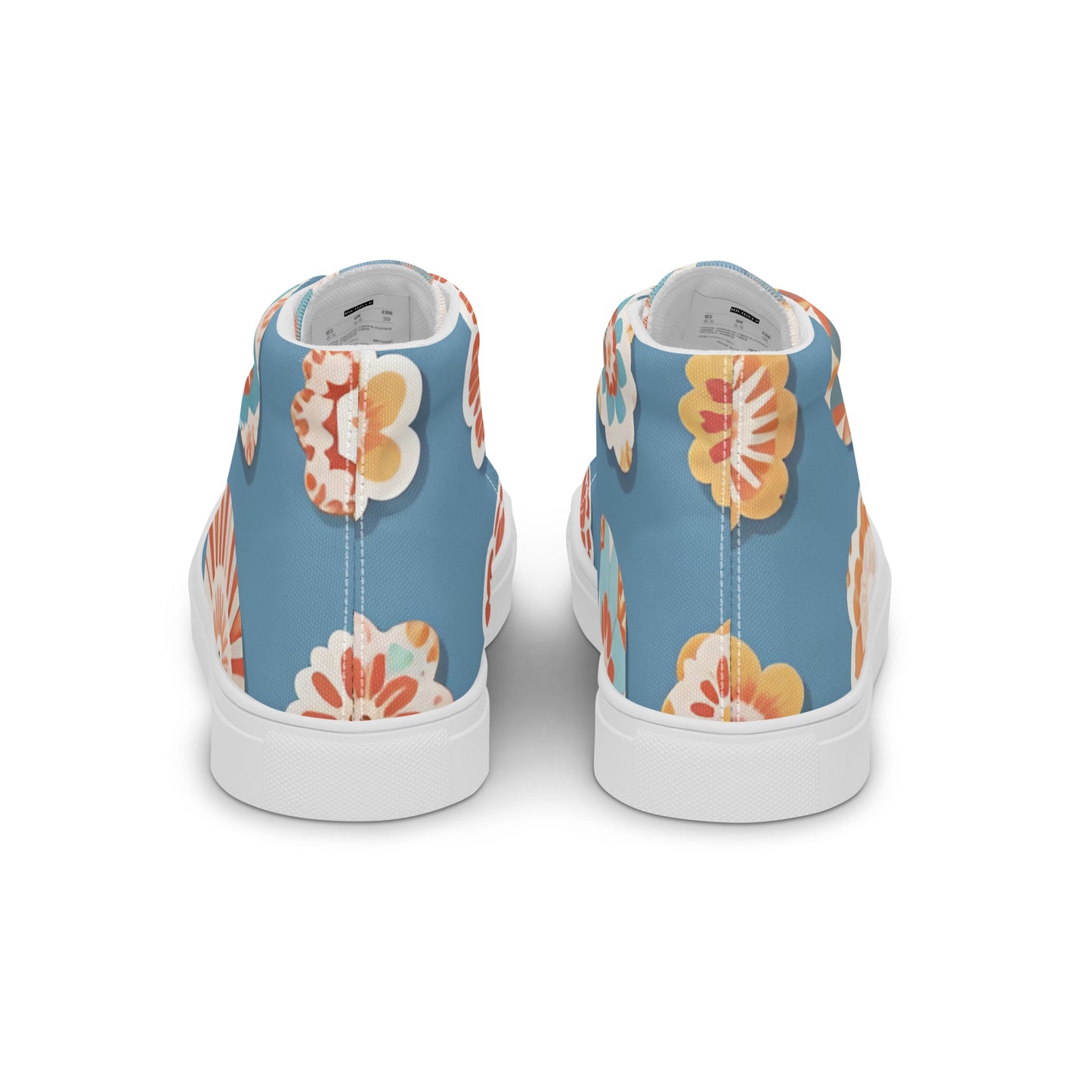 Women’s high top canvas shoes