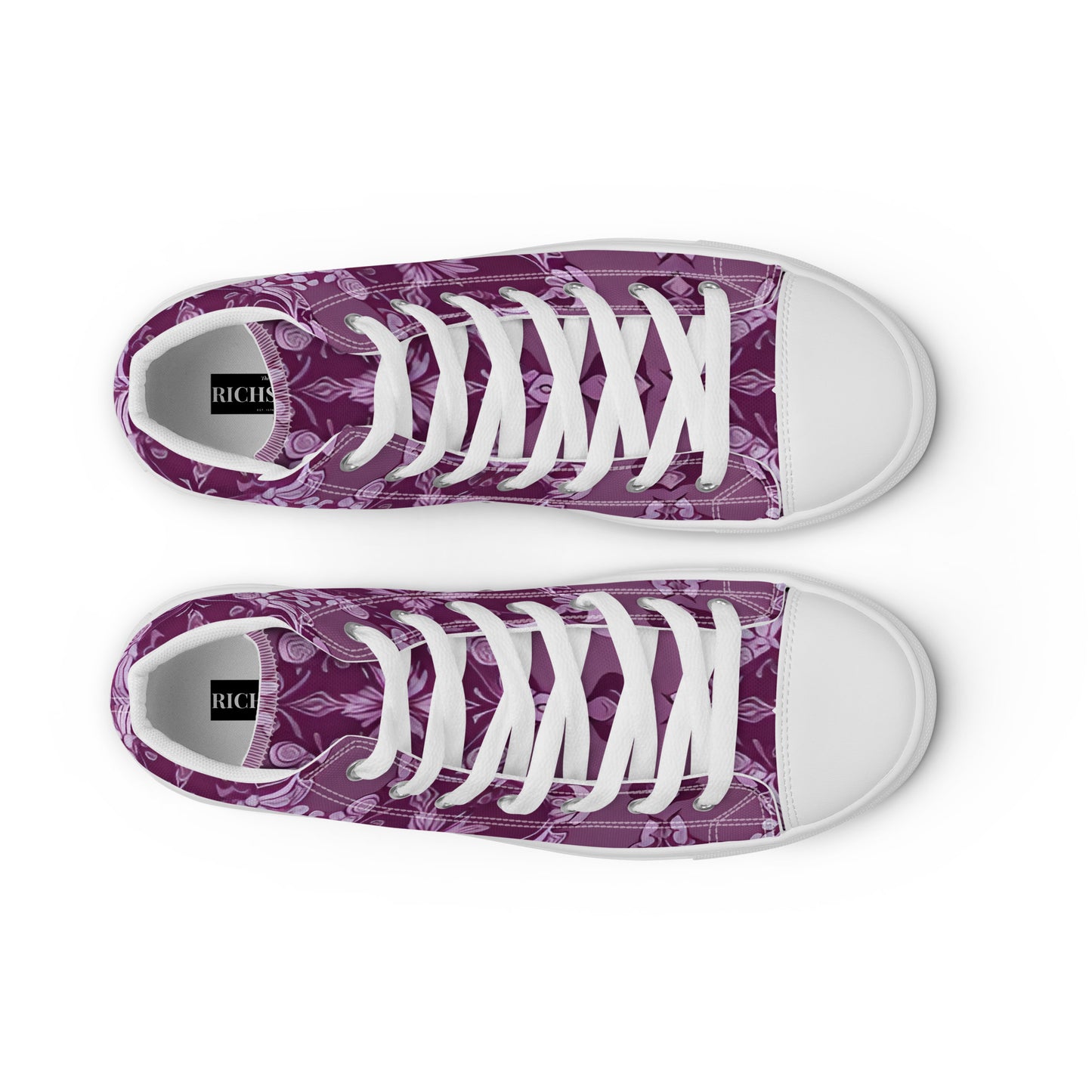 Women’s high top canvas shoes