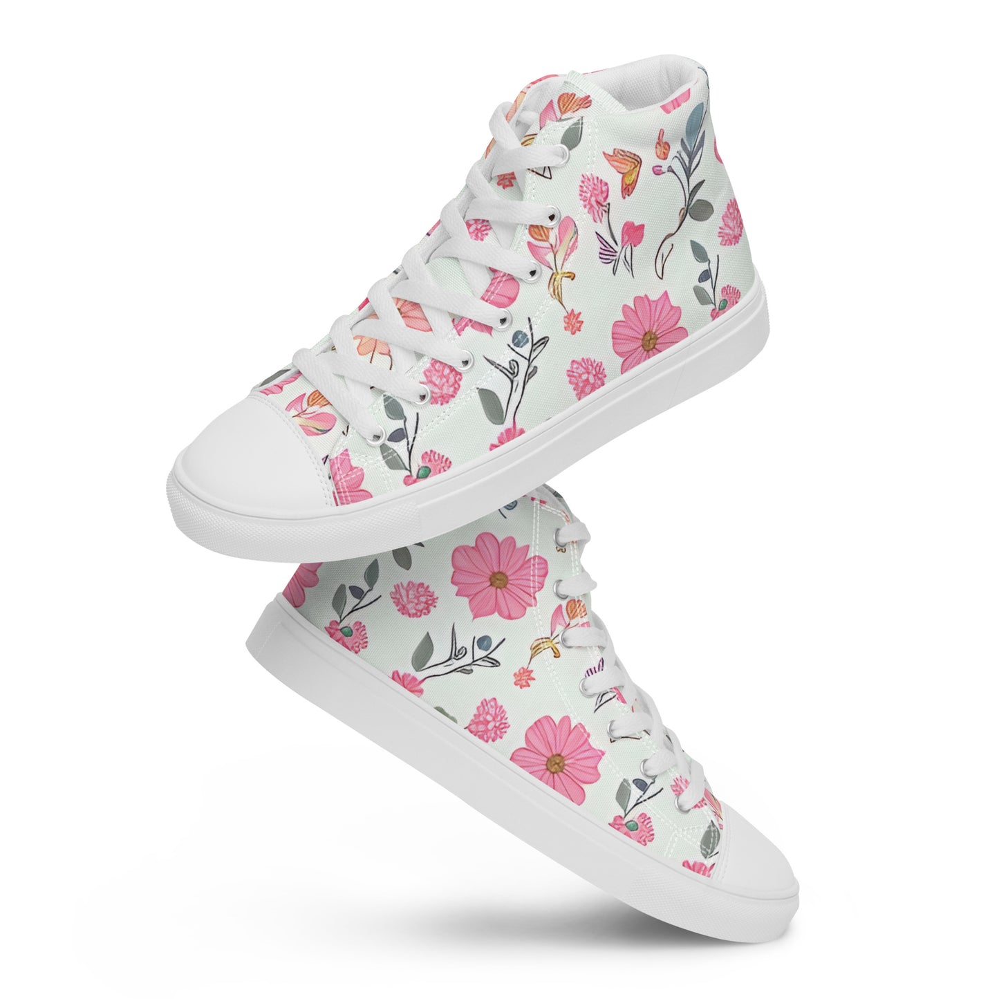 Women’s high top canvas shoes