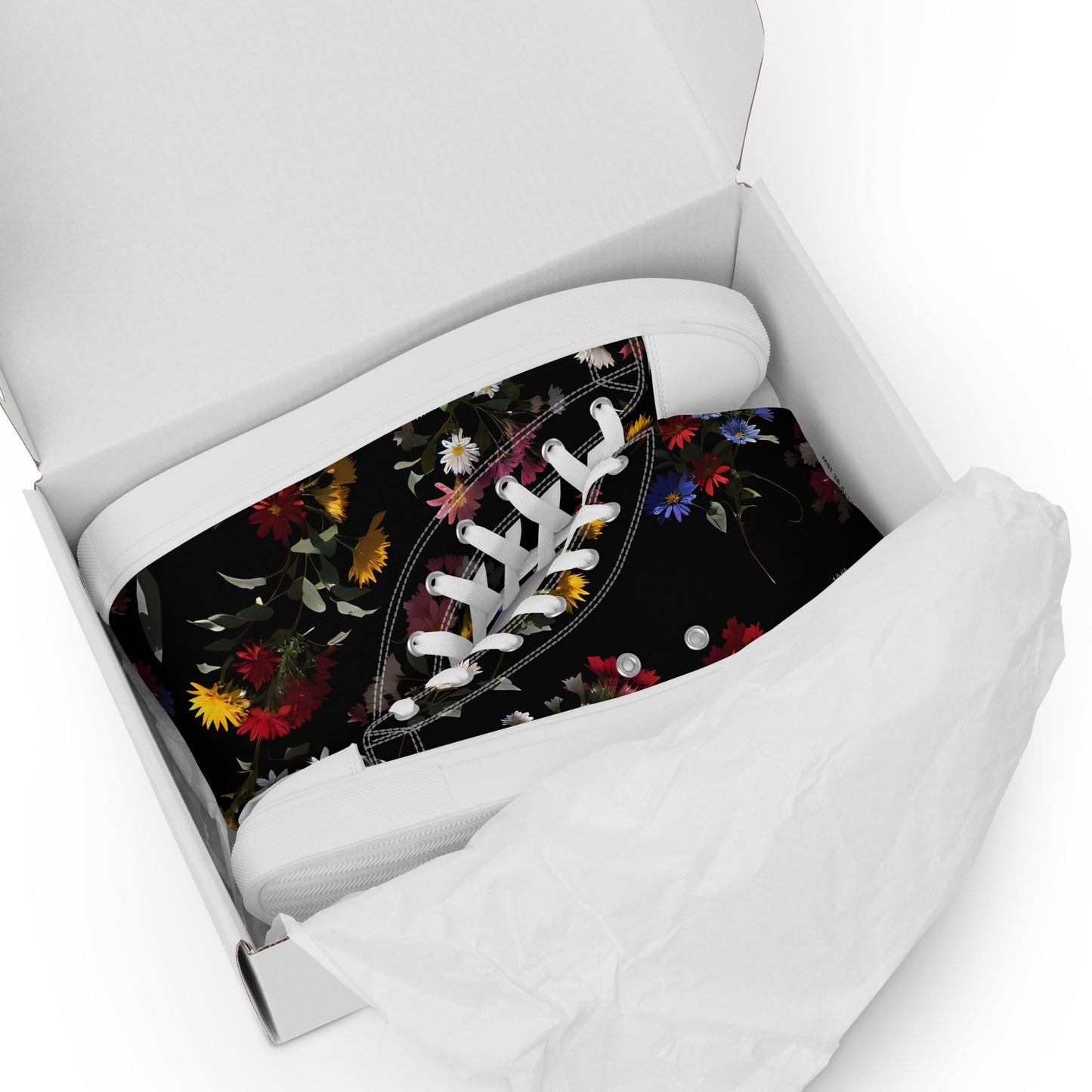 Women’s high top canvas shoes