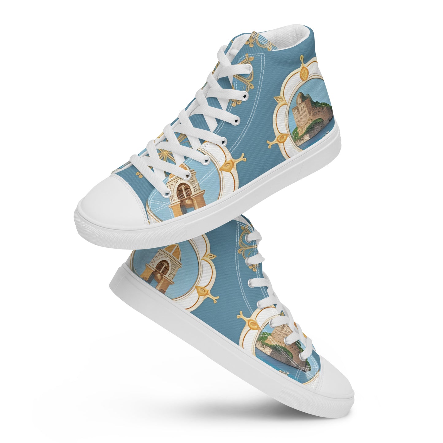 Women’s high top canvas shoes