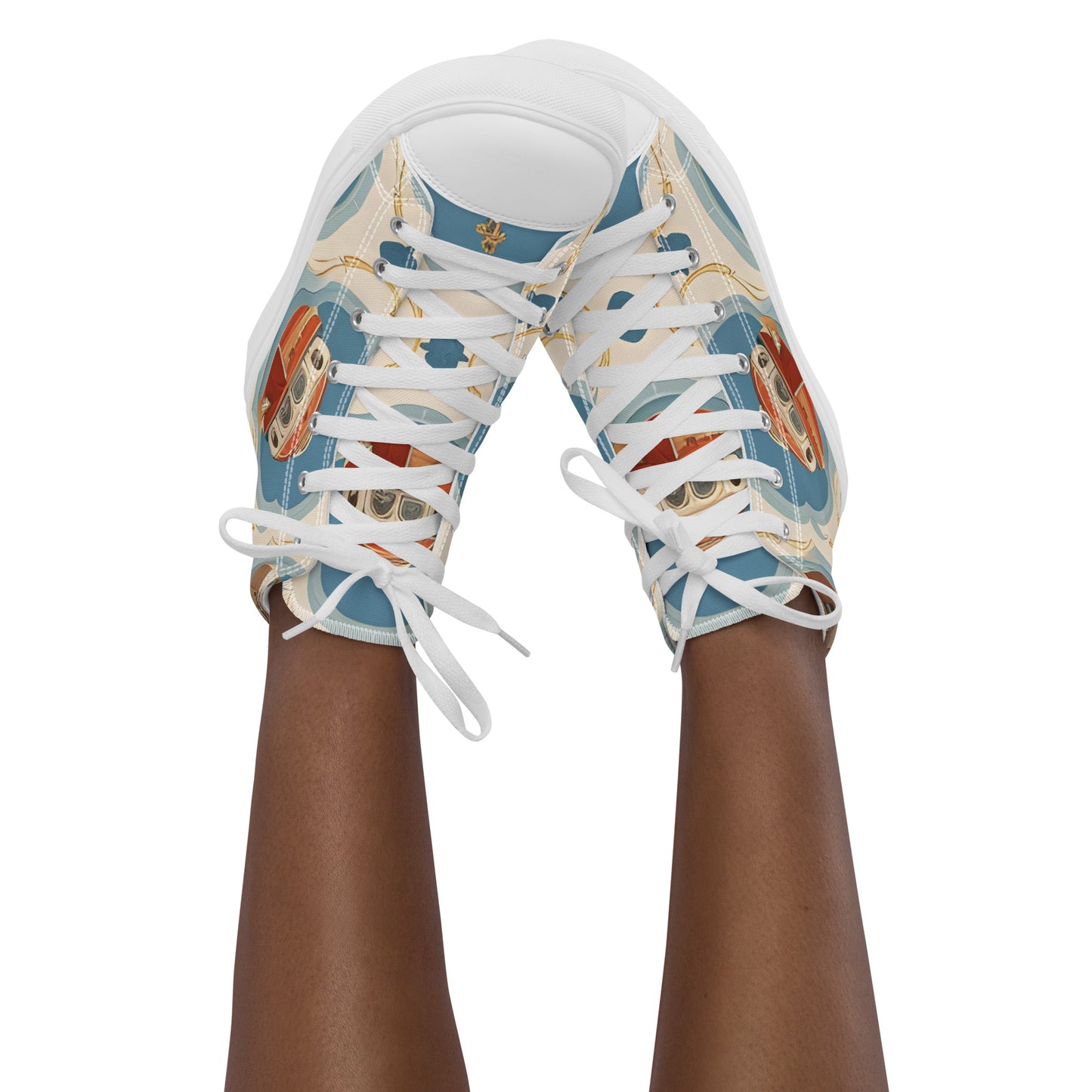 Women’s high top canvas shoes